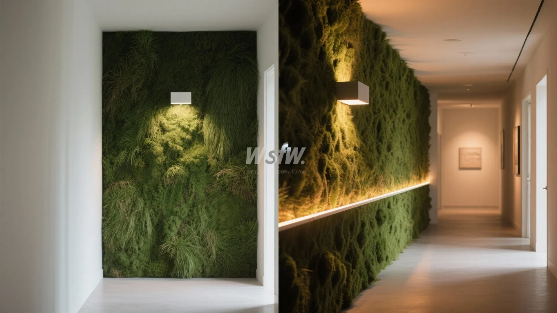 Lighting the Grass Wall: LED Grazing and Warm Spots