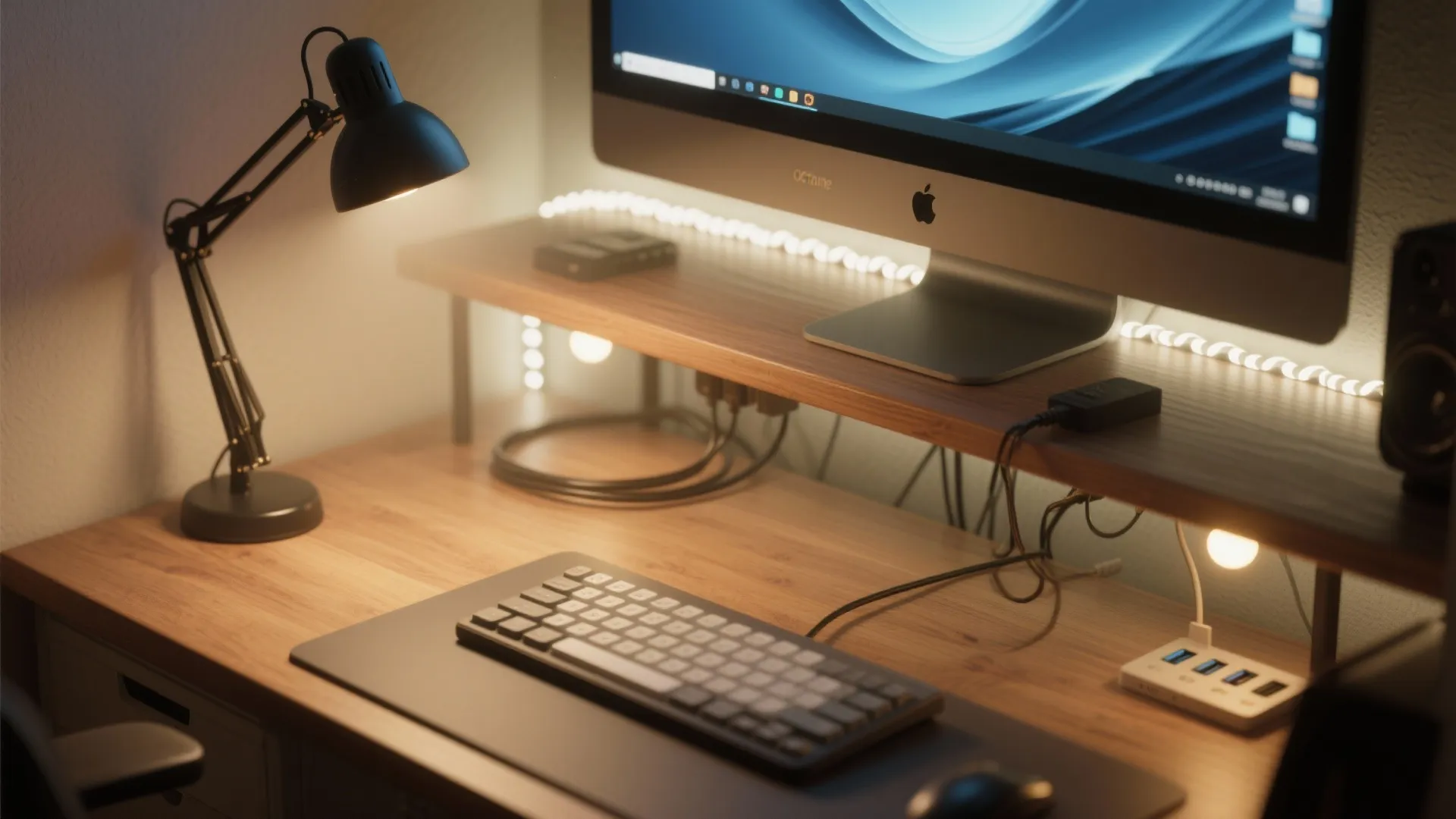 3. Lighting Layering with LED Accents