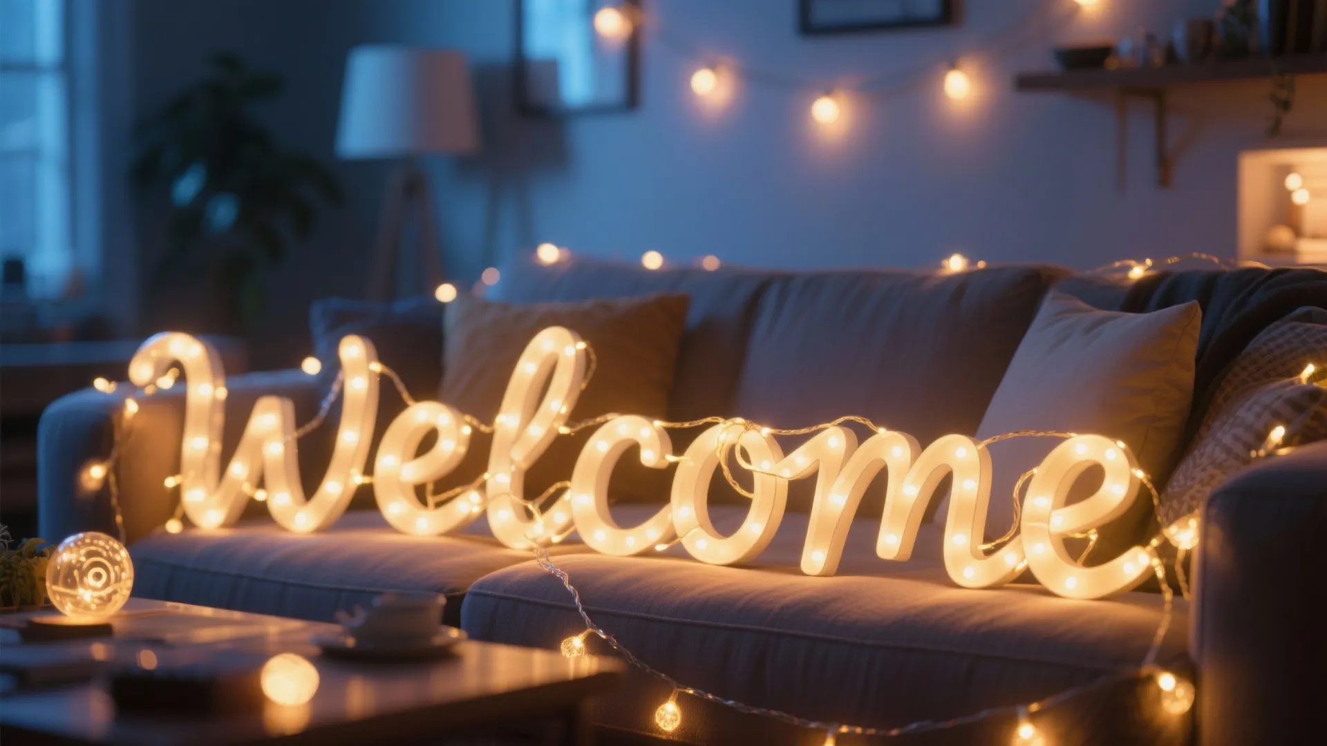 8. LED Light String Letters