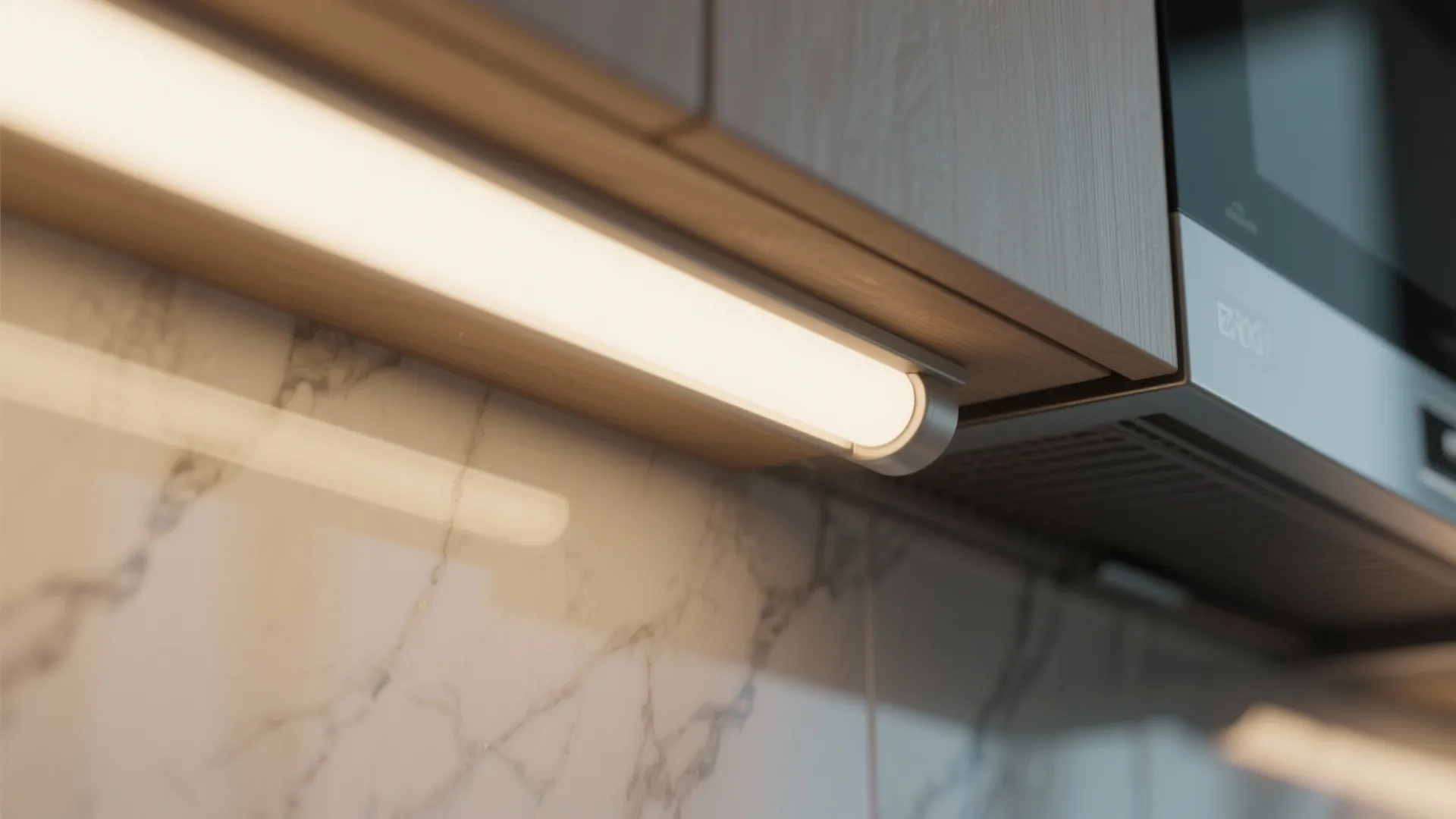 Layered lighting that flatters materials and tasks
