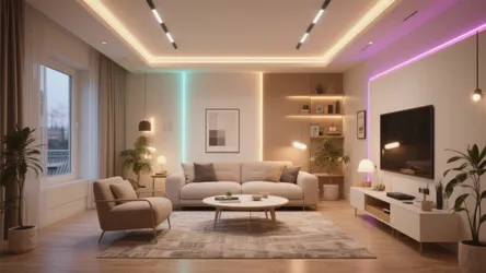 10 Living Room LED Light Ideas