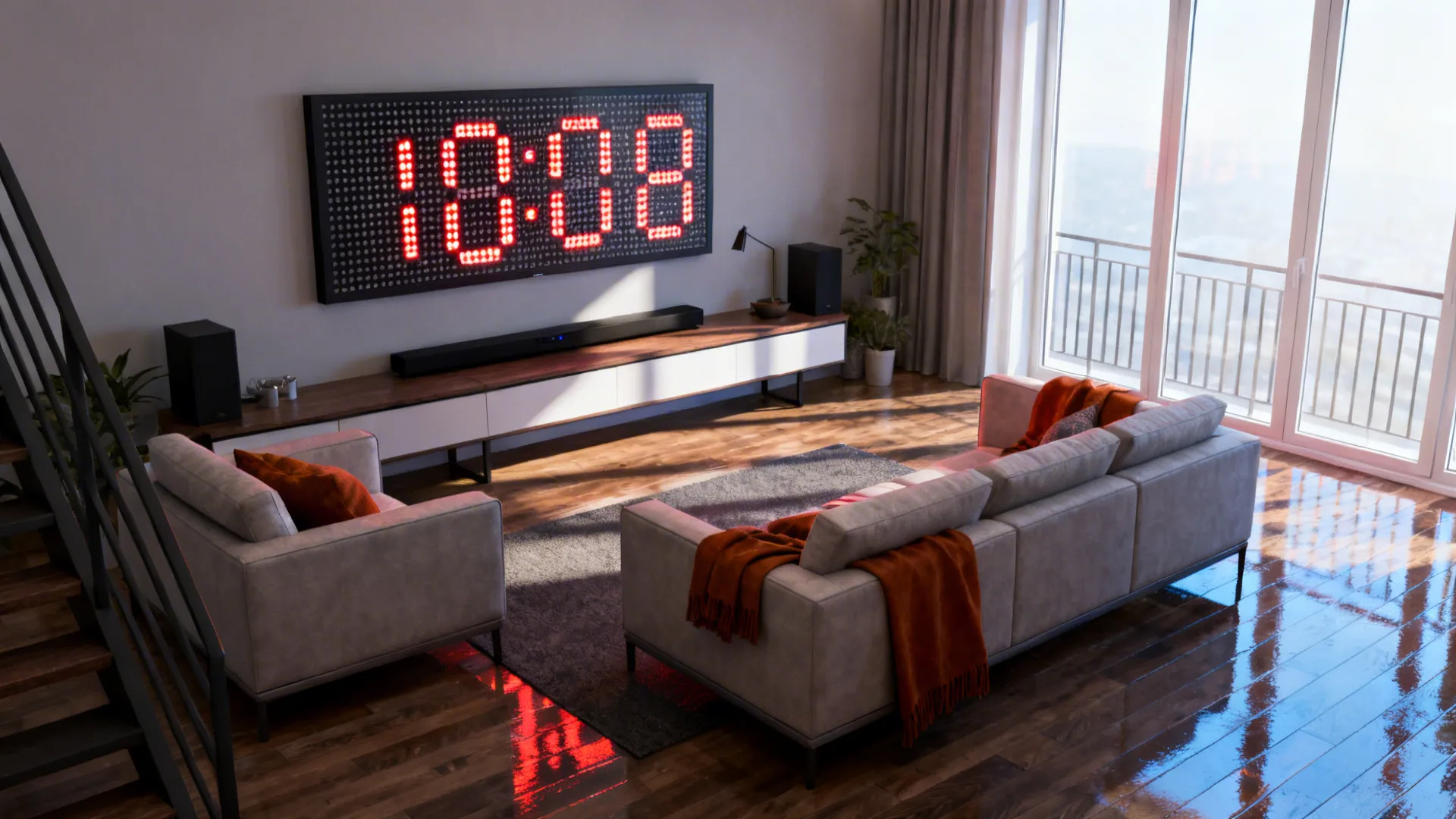 5 Modern Digital Clock Ideas for Living Rooms