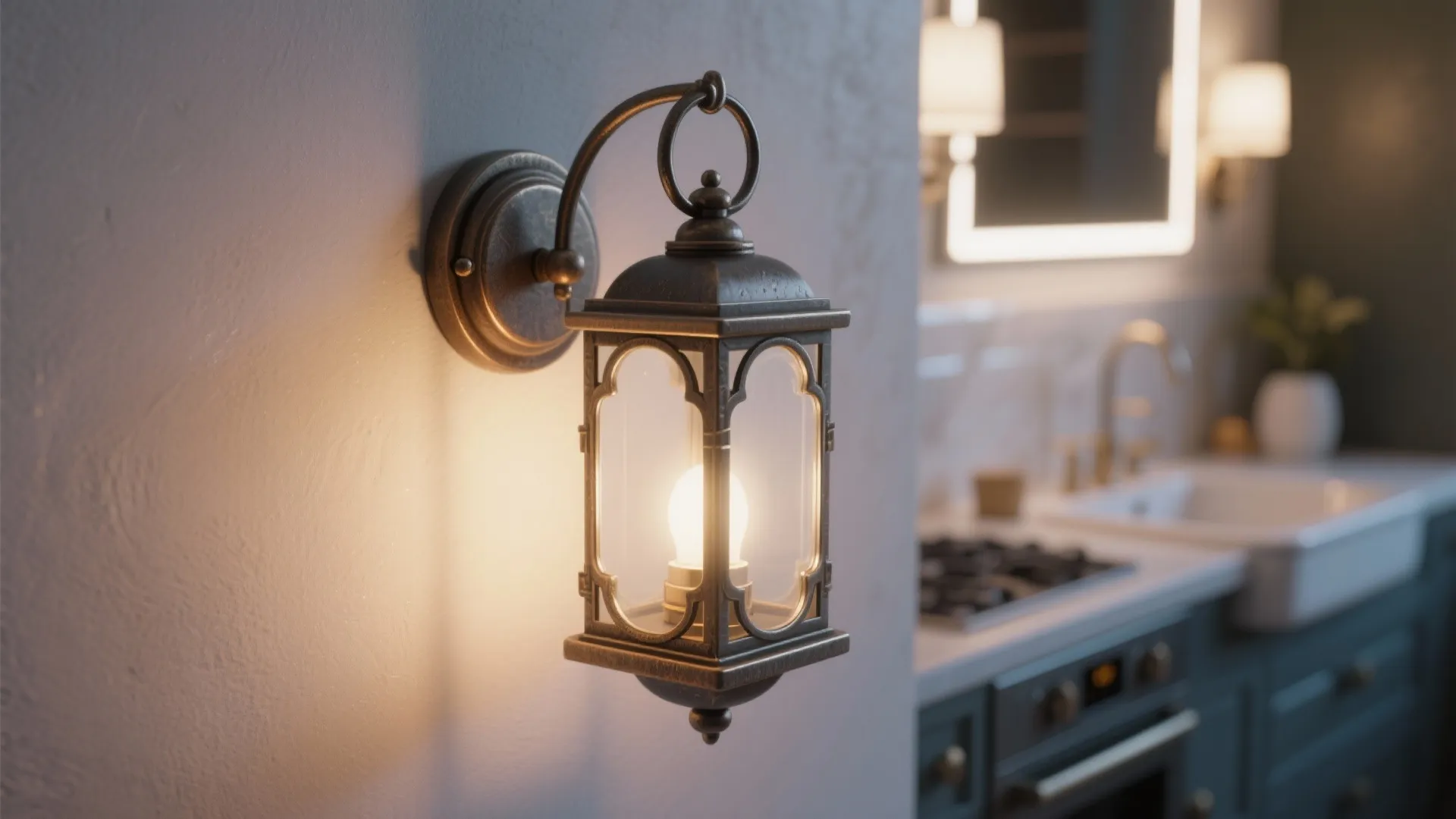 5. Integrated LED Medieval-Style Sconces for Energy-Savvy Retro Look