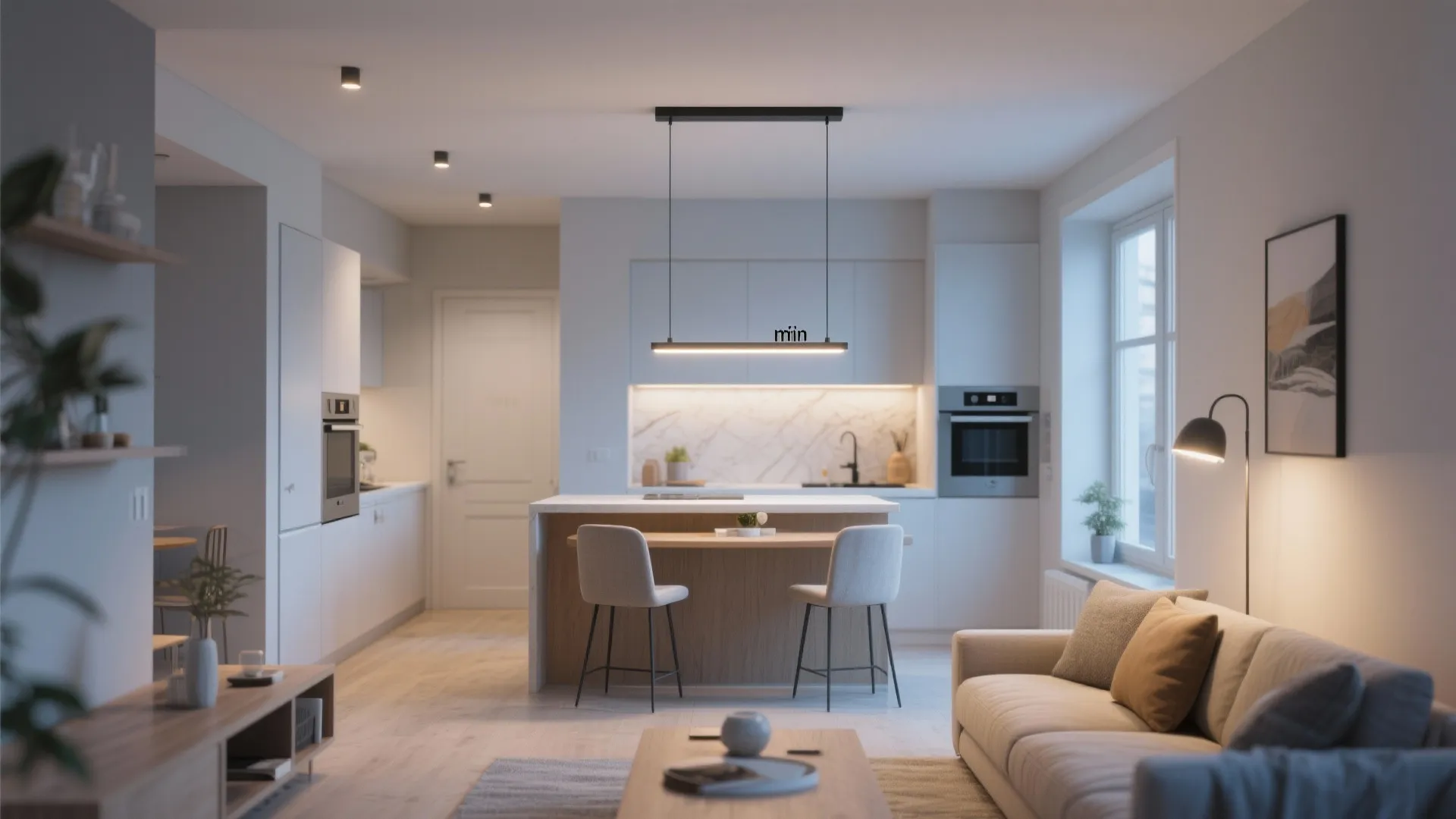 5. Statement Mini Chandeliers with Integrated LEDs