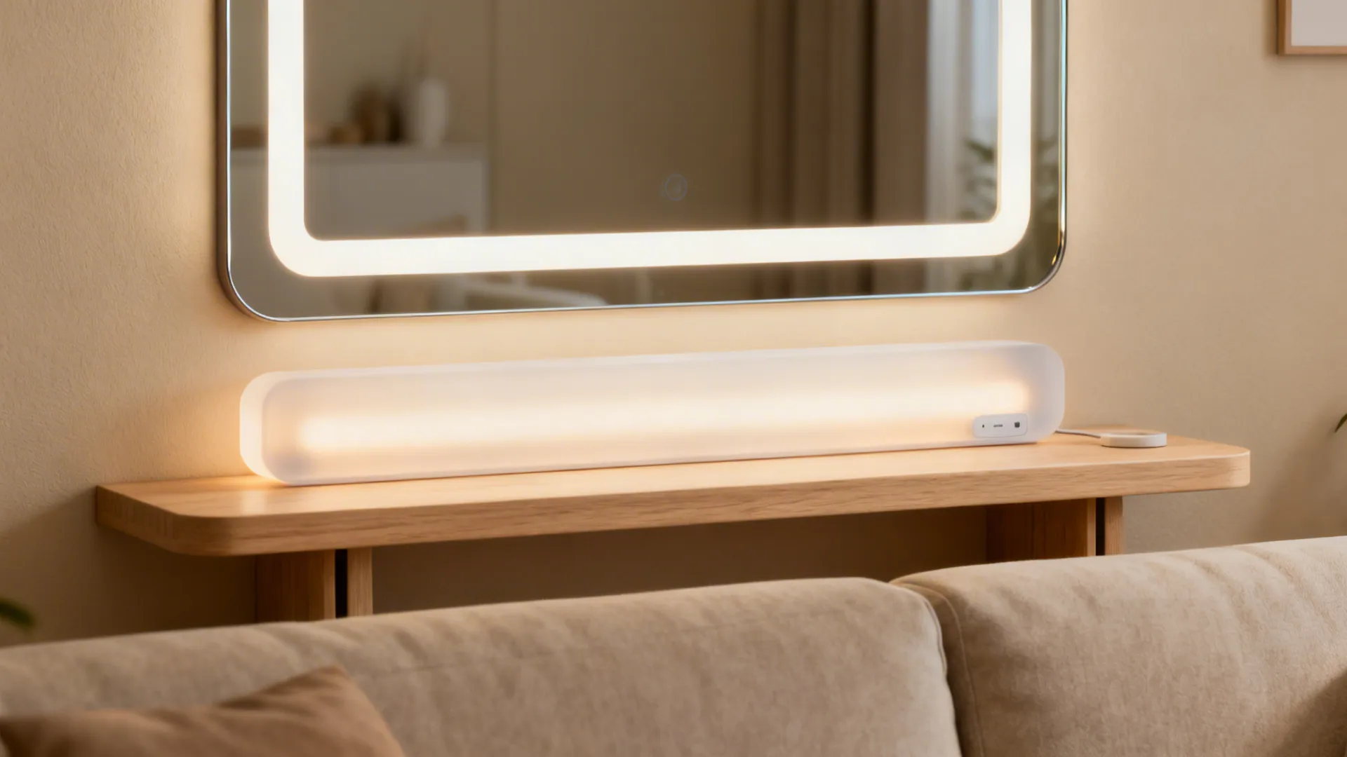 5. Mirrors with Integrated Lighting