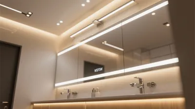Modern Bathroom Mirror Lighting Design