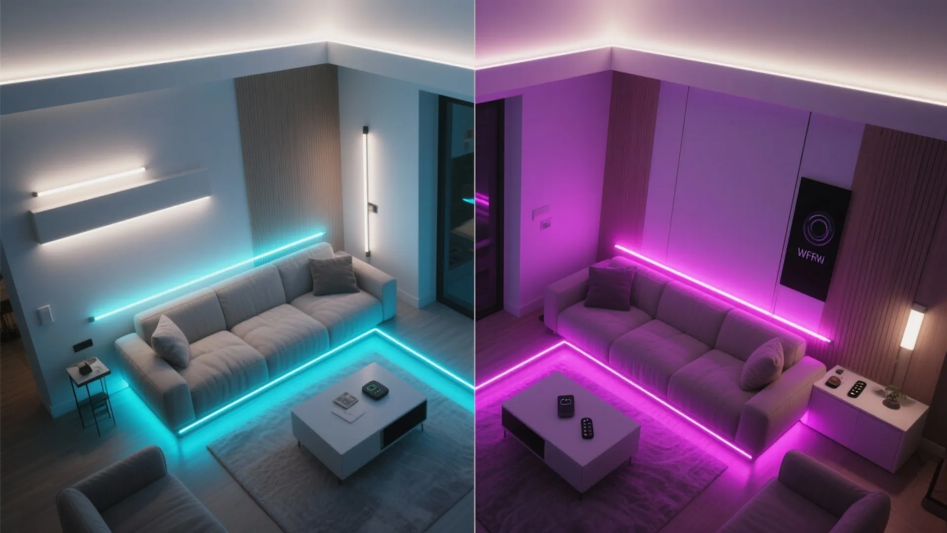 3. Use color-changing LEDs for mood shifts