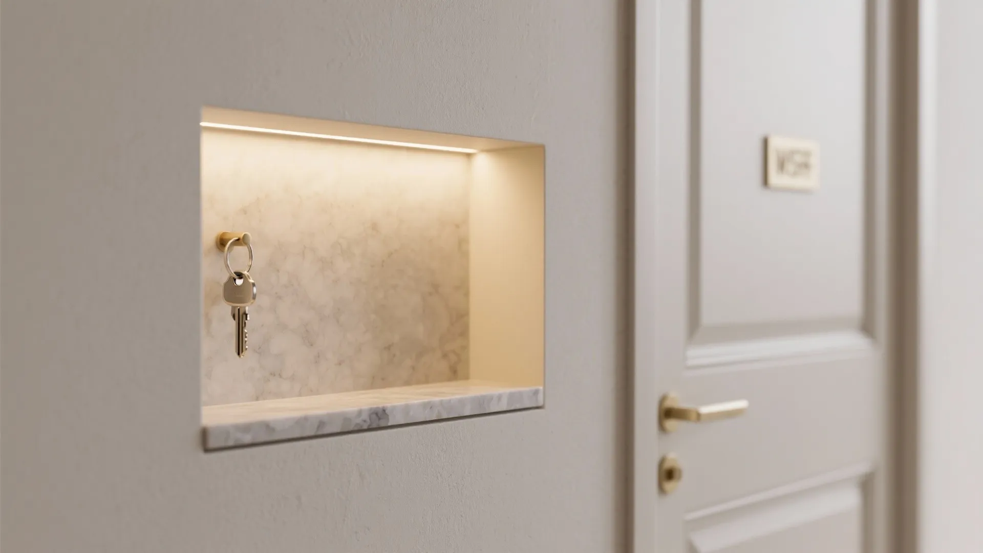 Integrated Drywall Niches for Storage and Style