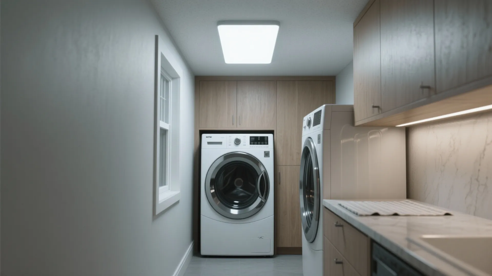 1. Flush-mount LED panels for bright, even light