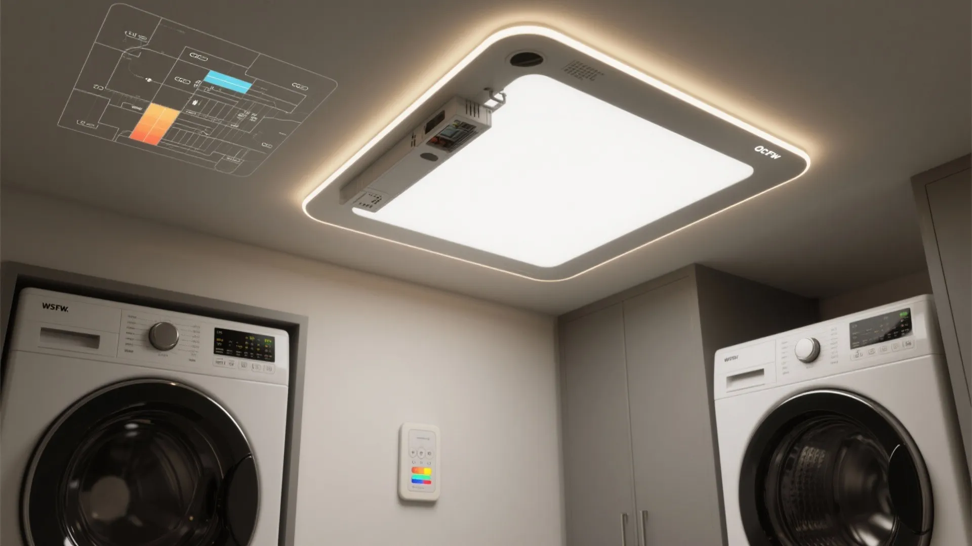 4. Integrated LED Panels with Built-in Controls