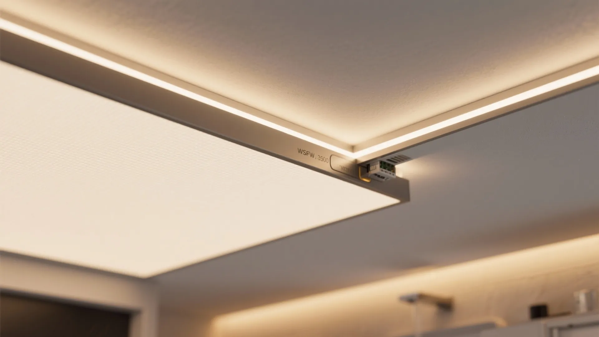 Slimline LED panels for low ceilings