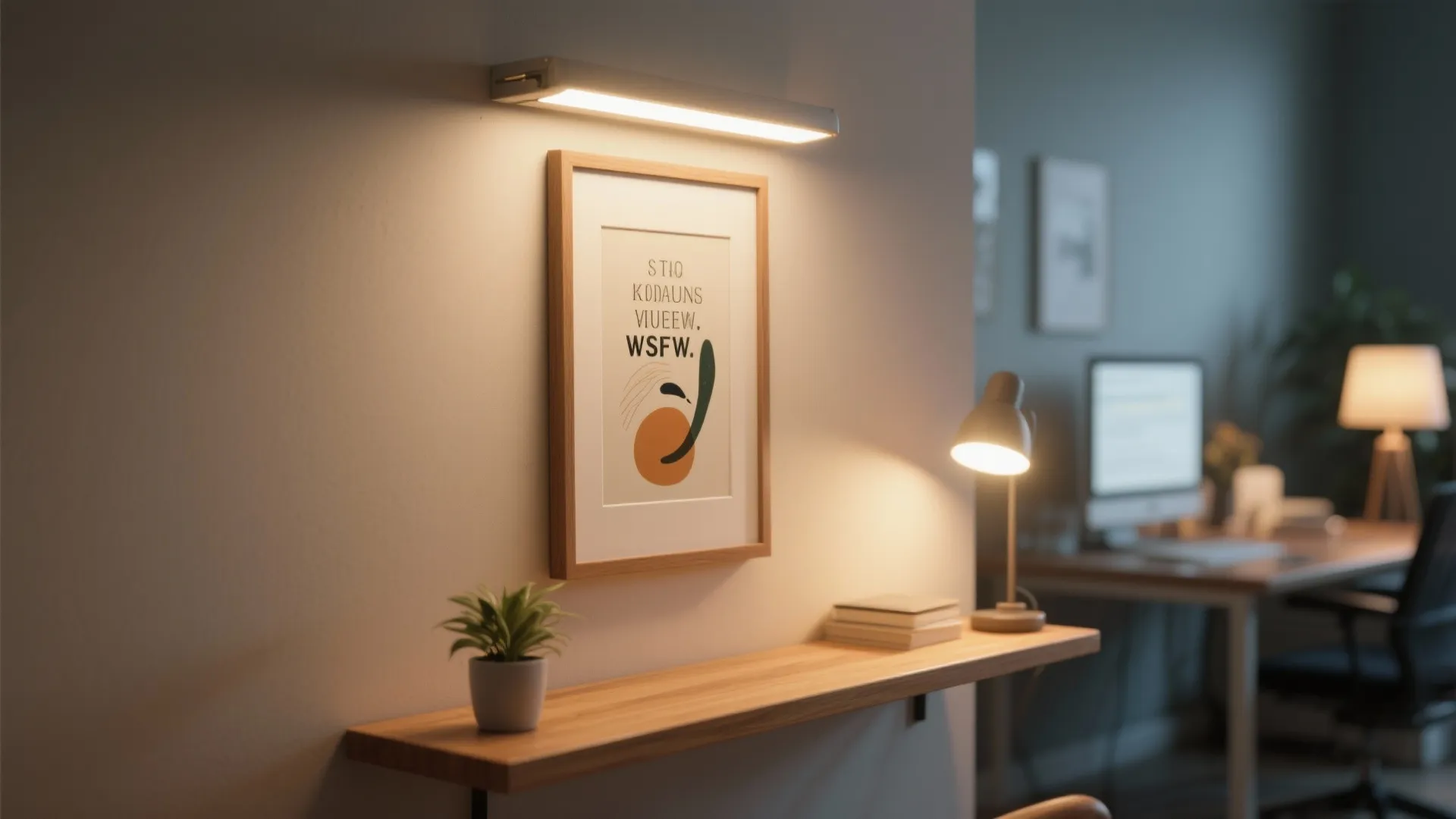 3. Integrated LED Picture Lights