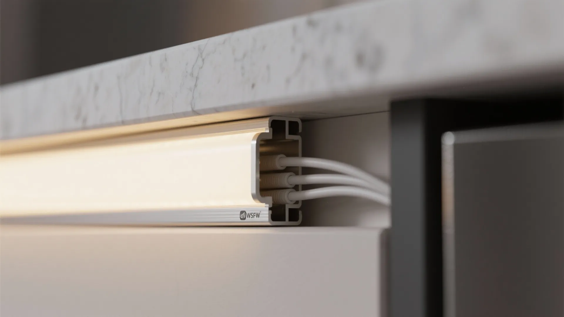 Integrated Lighting That Guides the Workflow