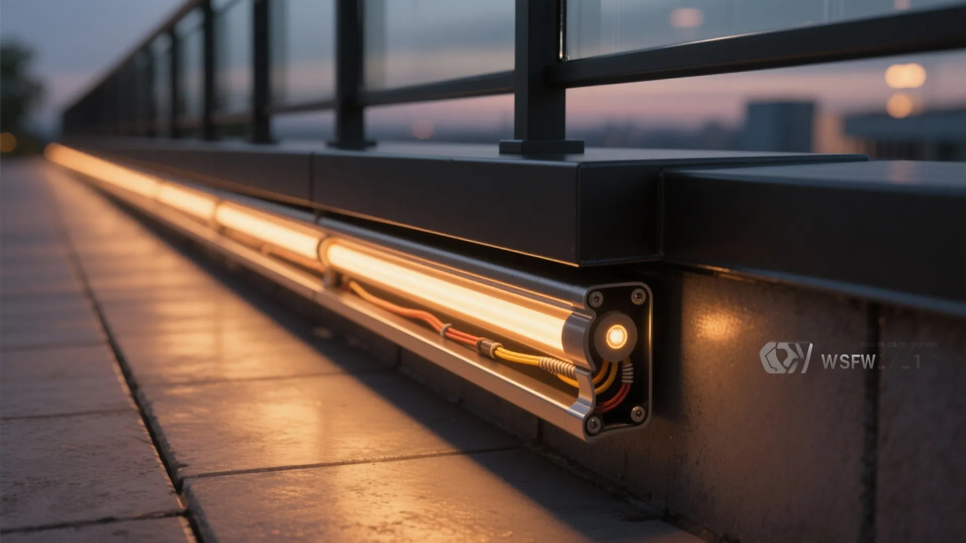 Lighting-Integrated Handrails and Wall Caps