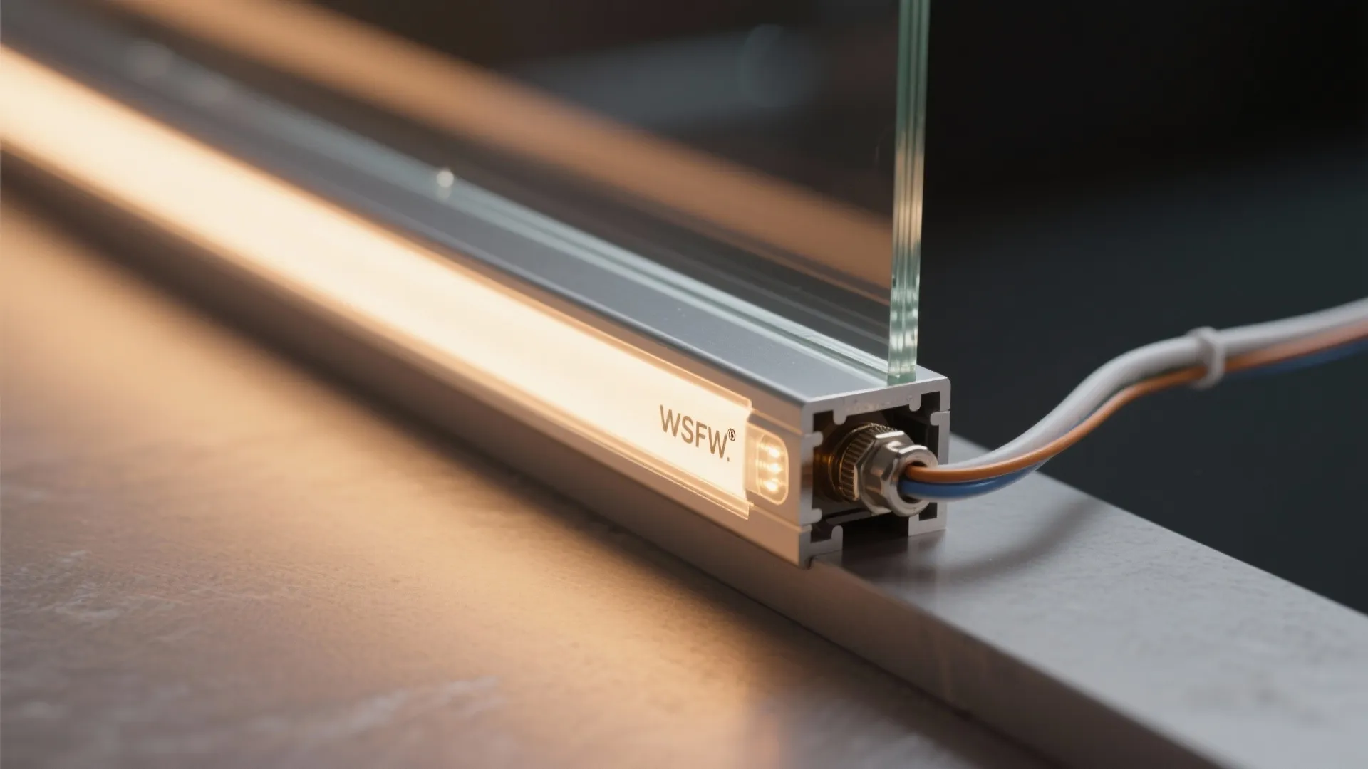 LED-integrated handrails for a weightless night glow