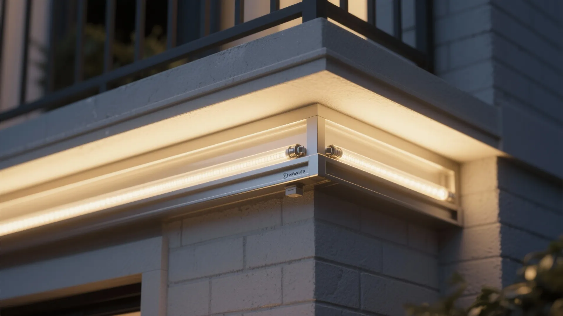 LED Strip Backlighting Under Railings or Planters