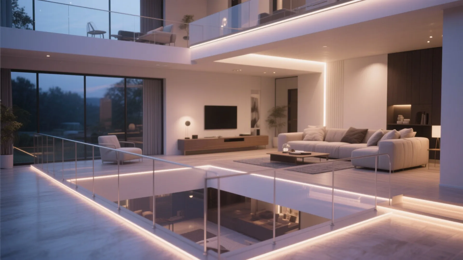 7. LED-Embedded Rails