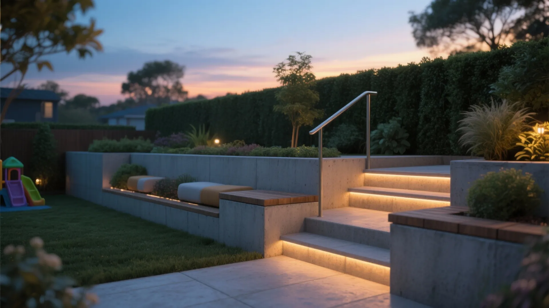 Idea 5: Light it, edge it, and think safety first