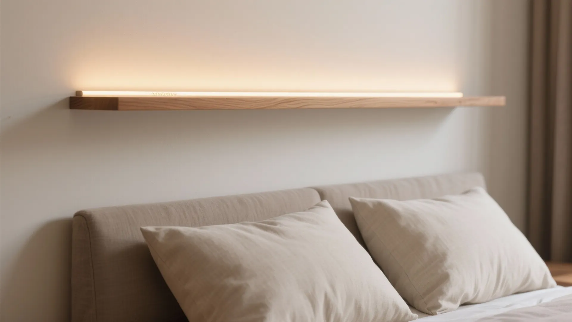 No Headboard (Or Super Slim) + Floating Sides