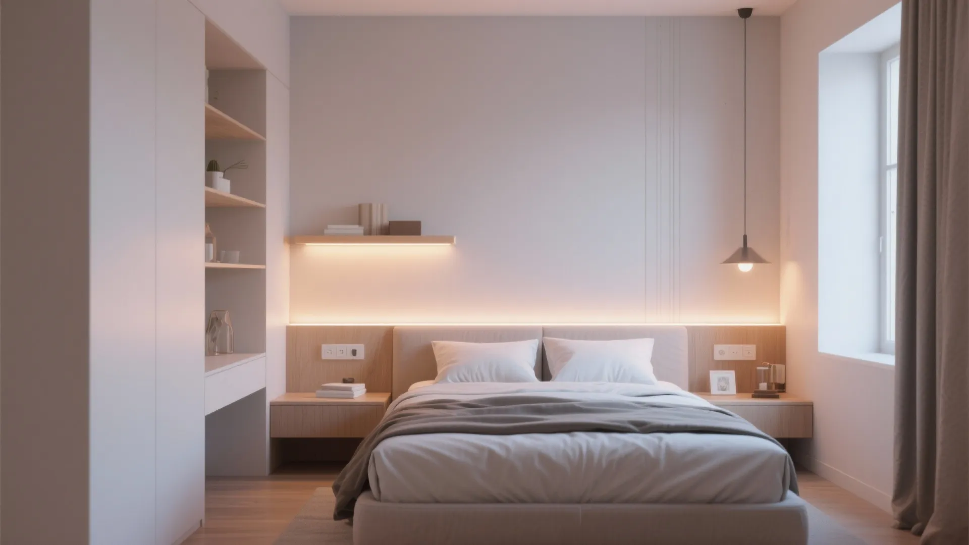 Integrated Shelf and Lighting