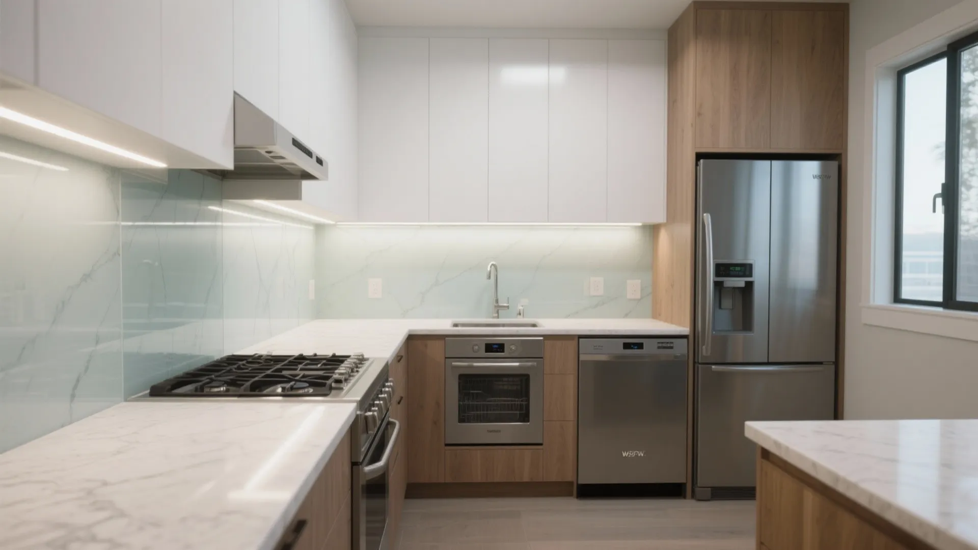 Integrated Lighting and Slim Appliances