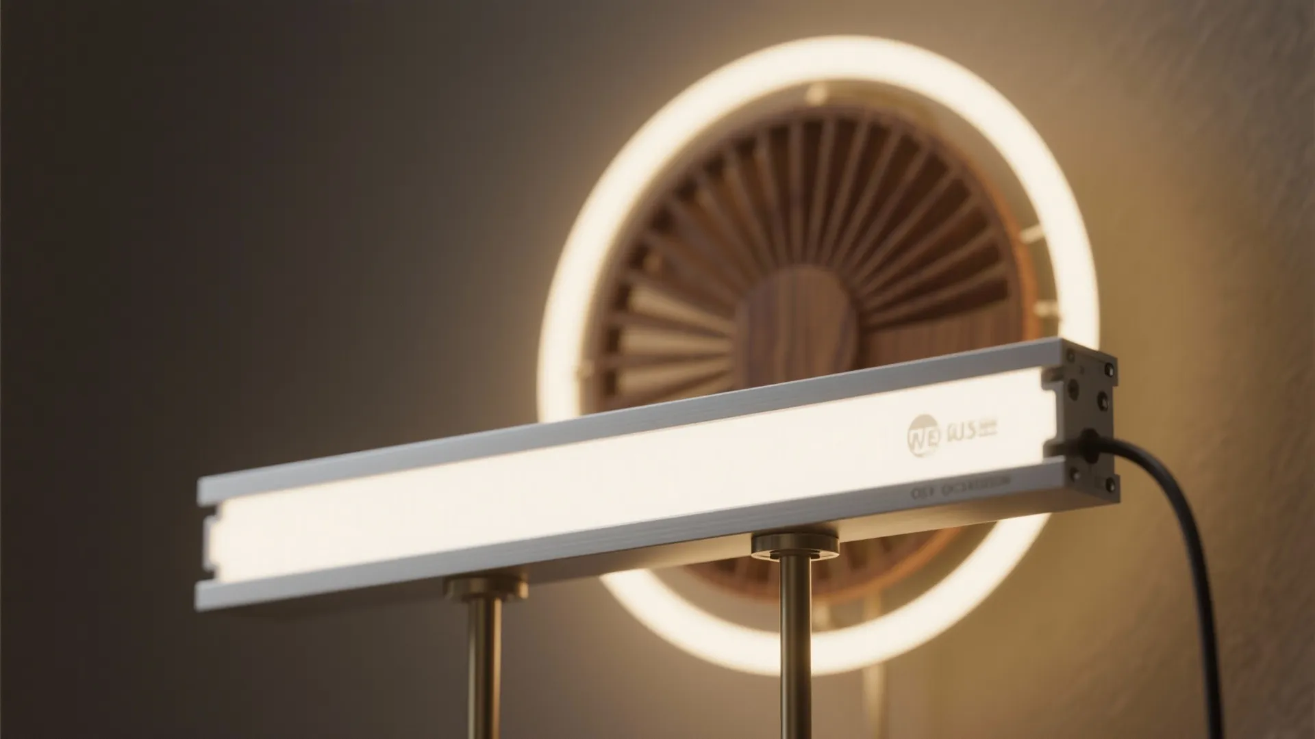 Backlit Fan Wall as Ambient Art