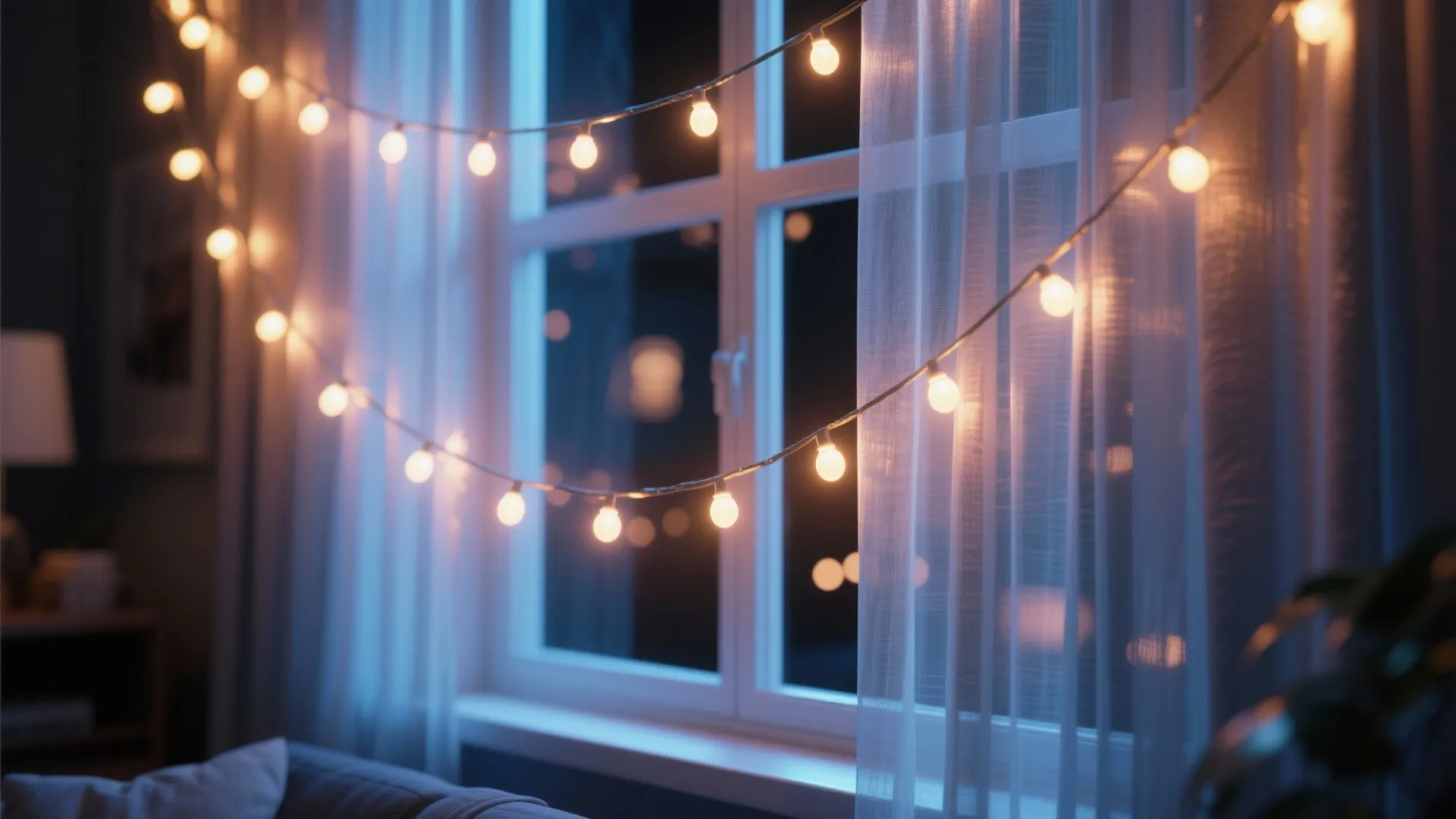 LED String Curtain Lights