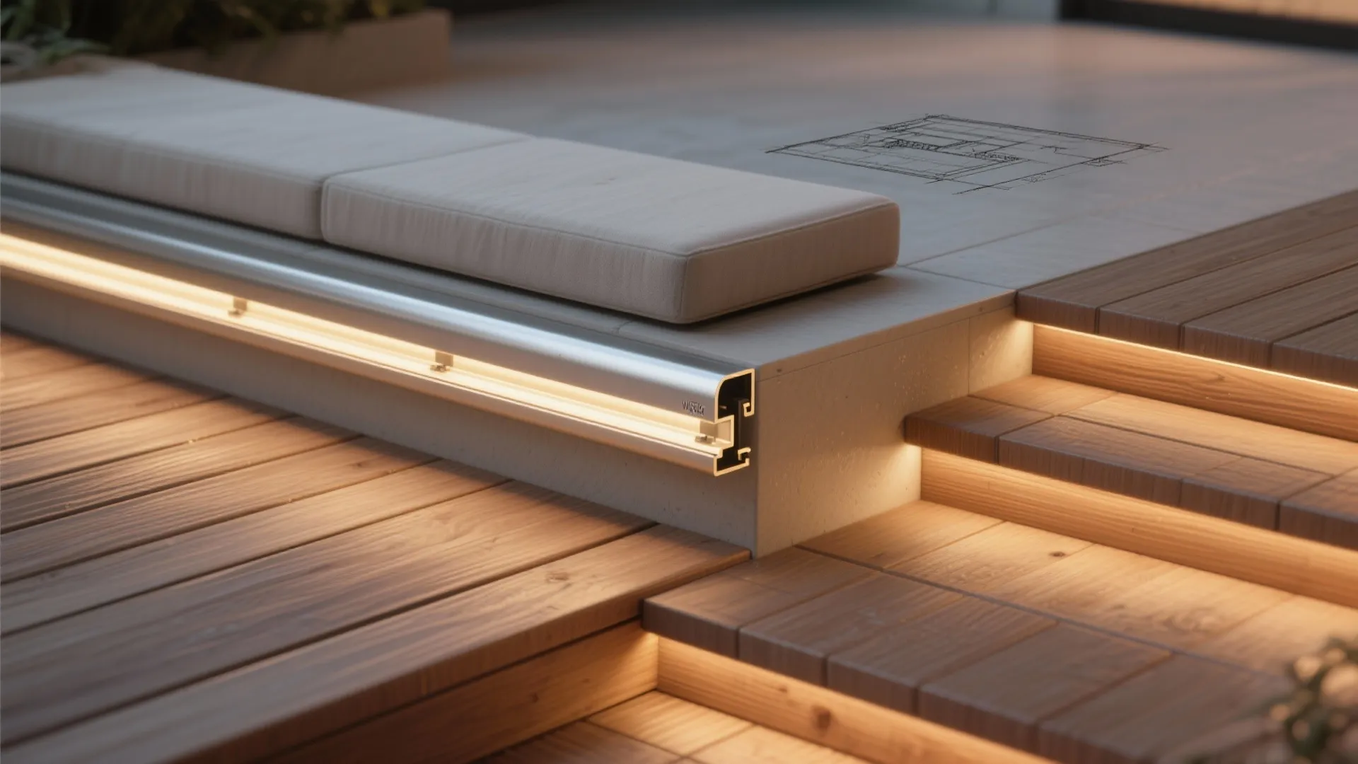 4. Integrated LED Strip Channels