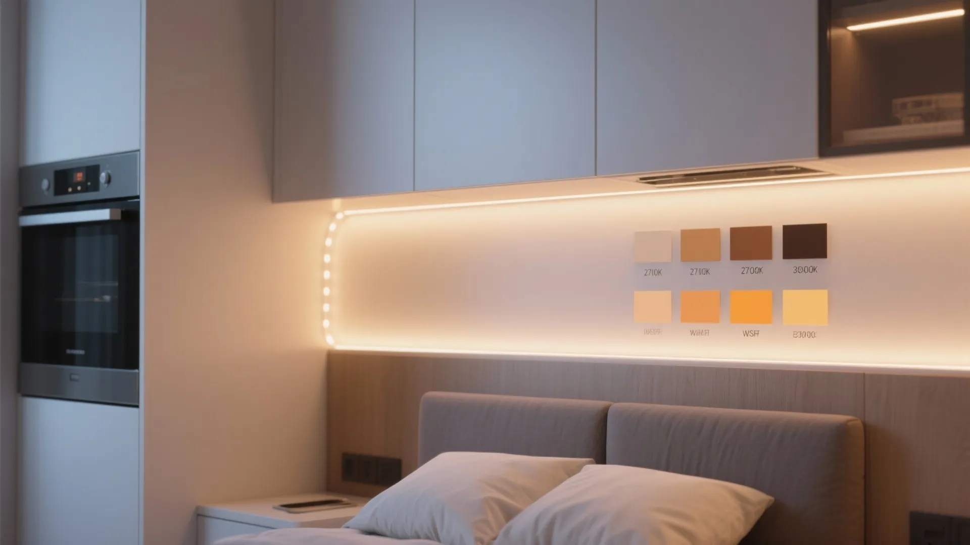 4. LED strip and cove lighting