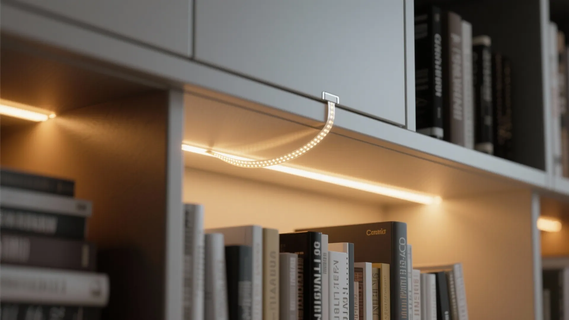 3. Add ambient glow with LED strips and tape lights