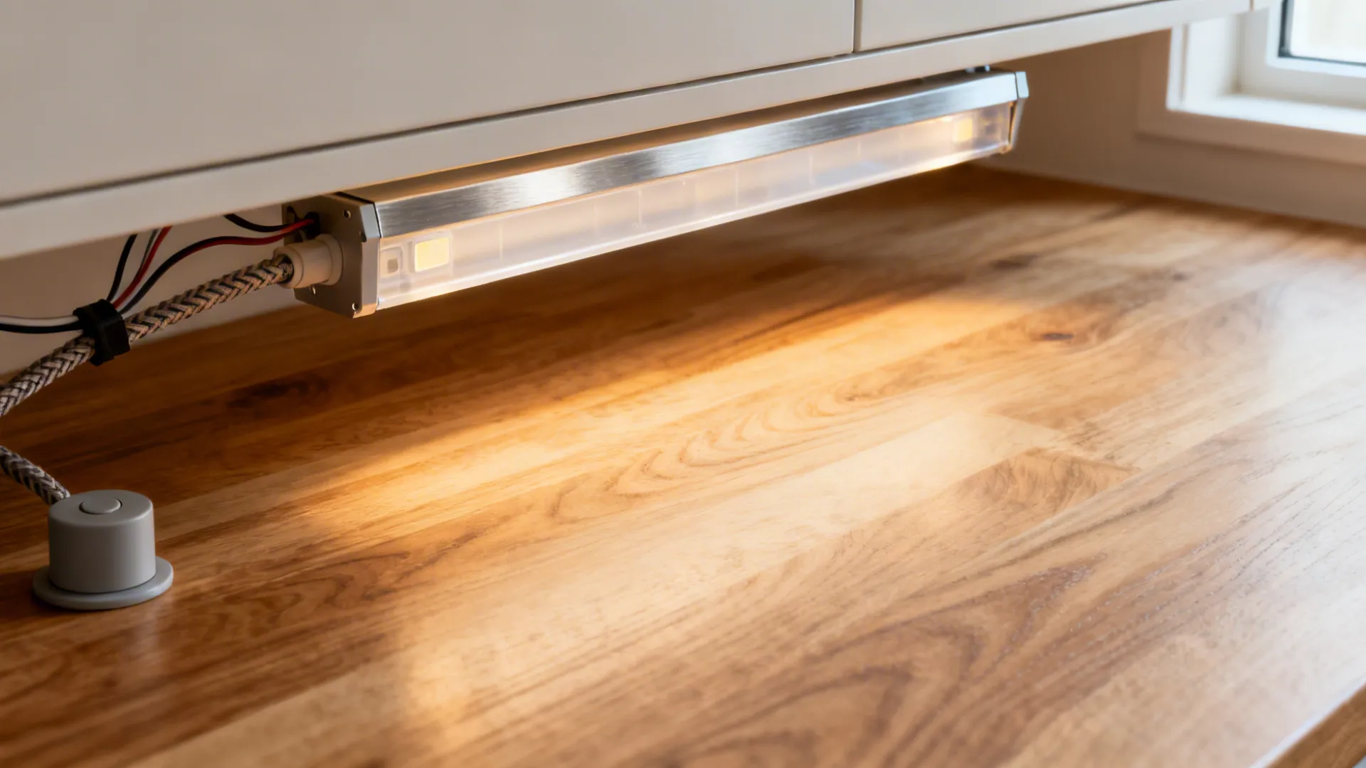 Layered LED lighting for task, ambient, and mood