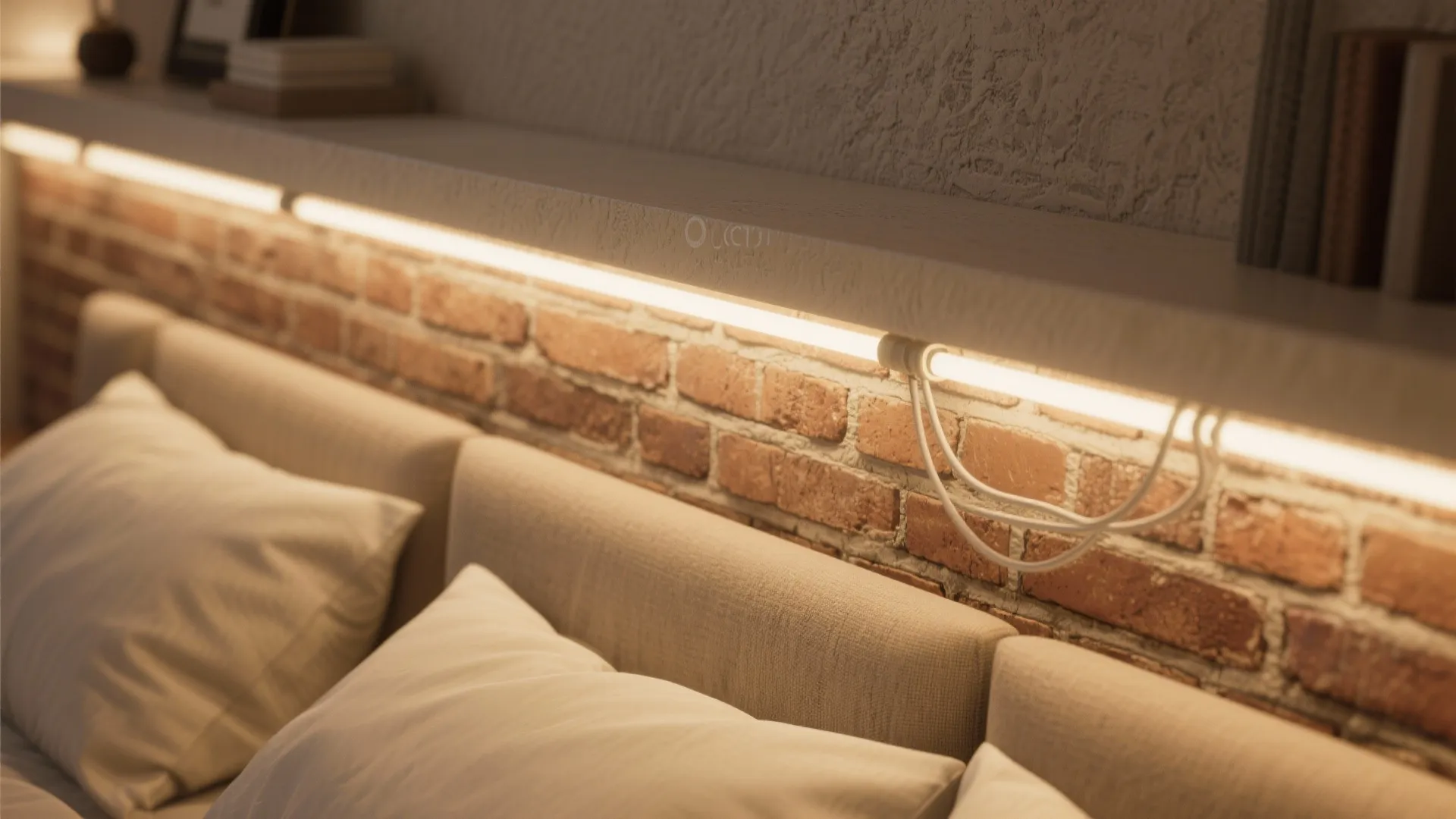 3. LED strip grazers for texture and subtlety