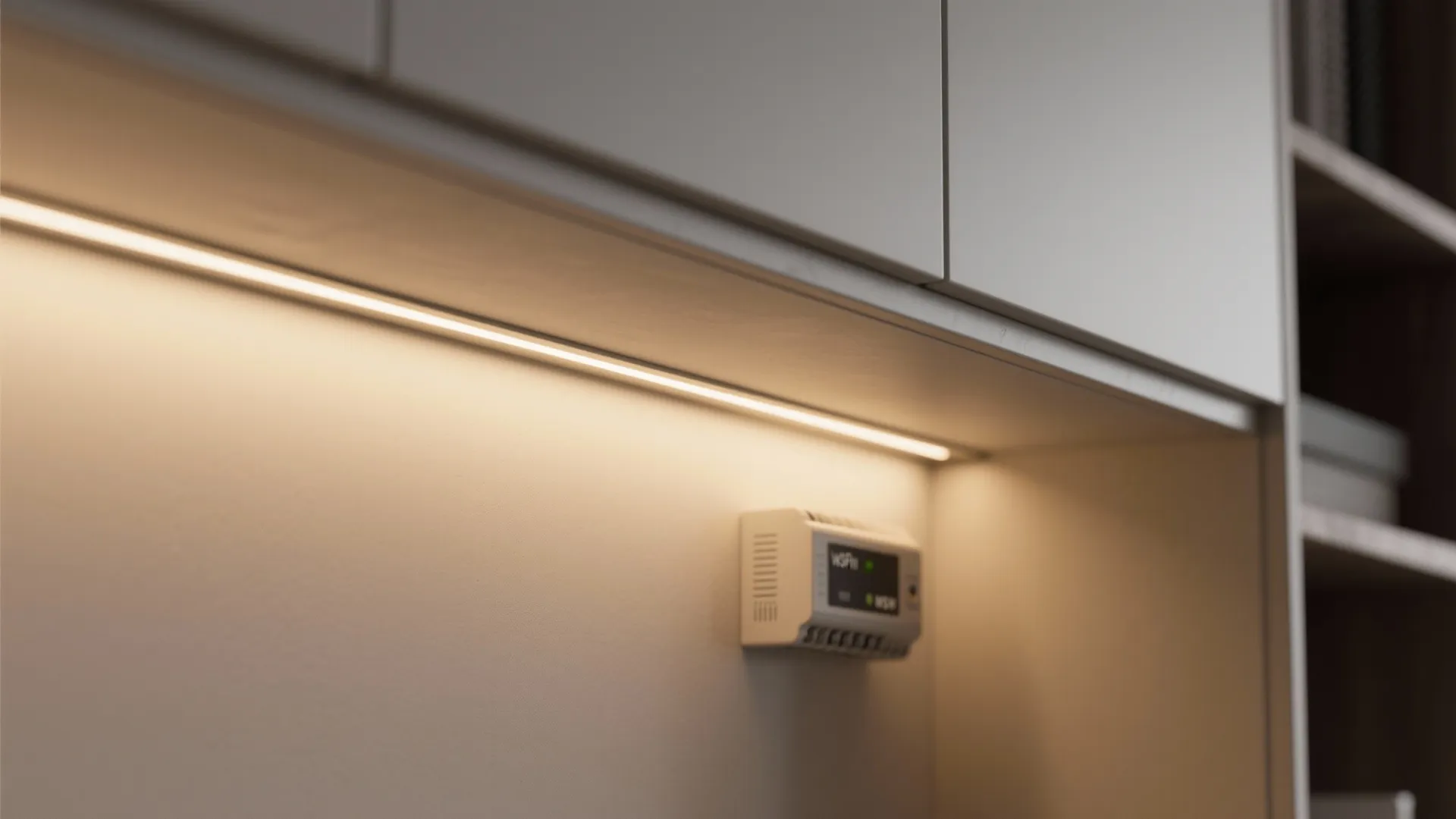 Zoned lighting plan to expand perceived space