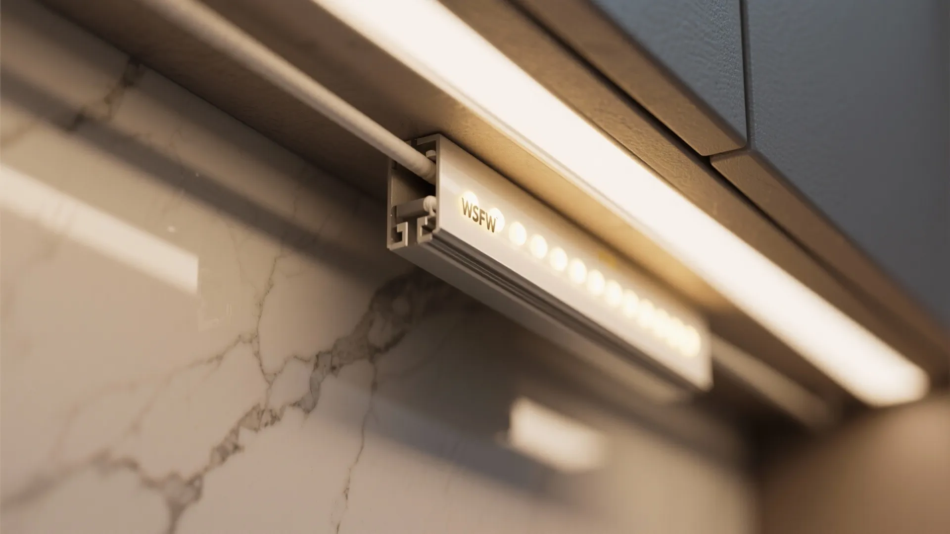 Under-Cabinet Lighting and Smart Storage
