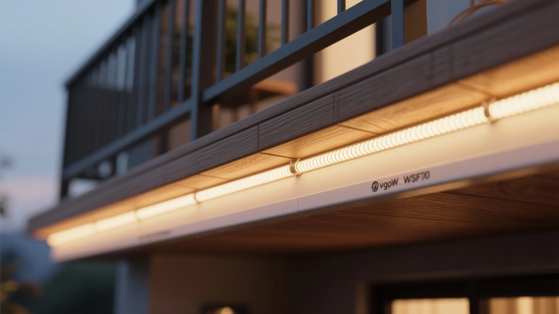 Compact lighting: warm glow, low glare