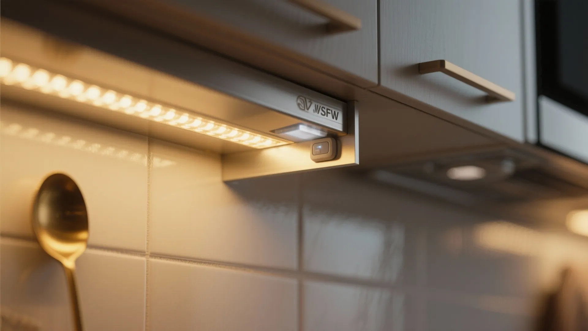 Under-cabinet and Niche LED Strips for Festive Prep