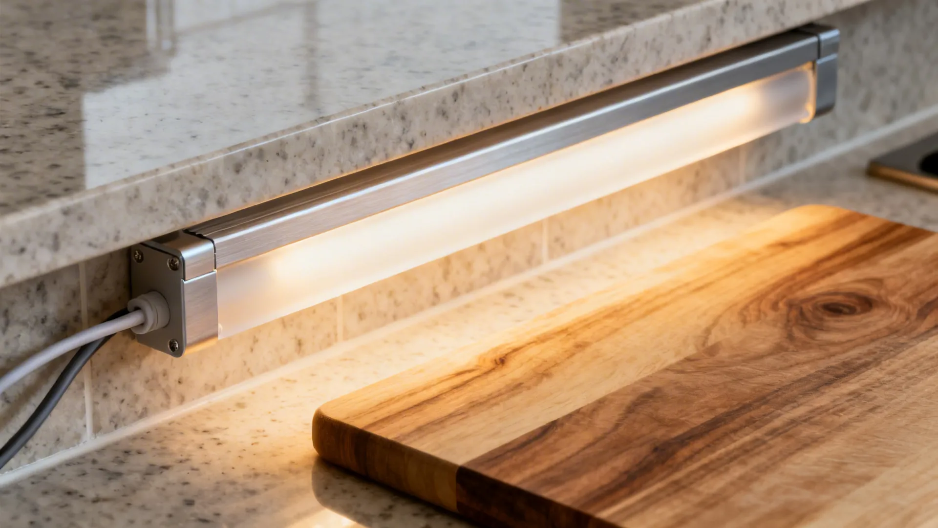 Under-cabinet and in-cabinet lighting that works hard