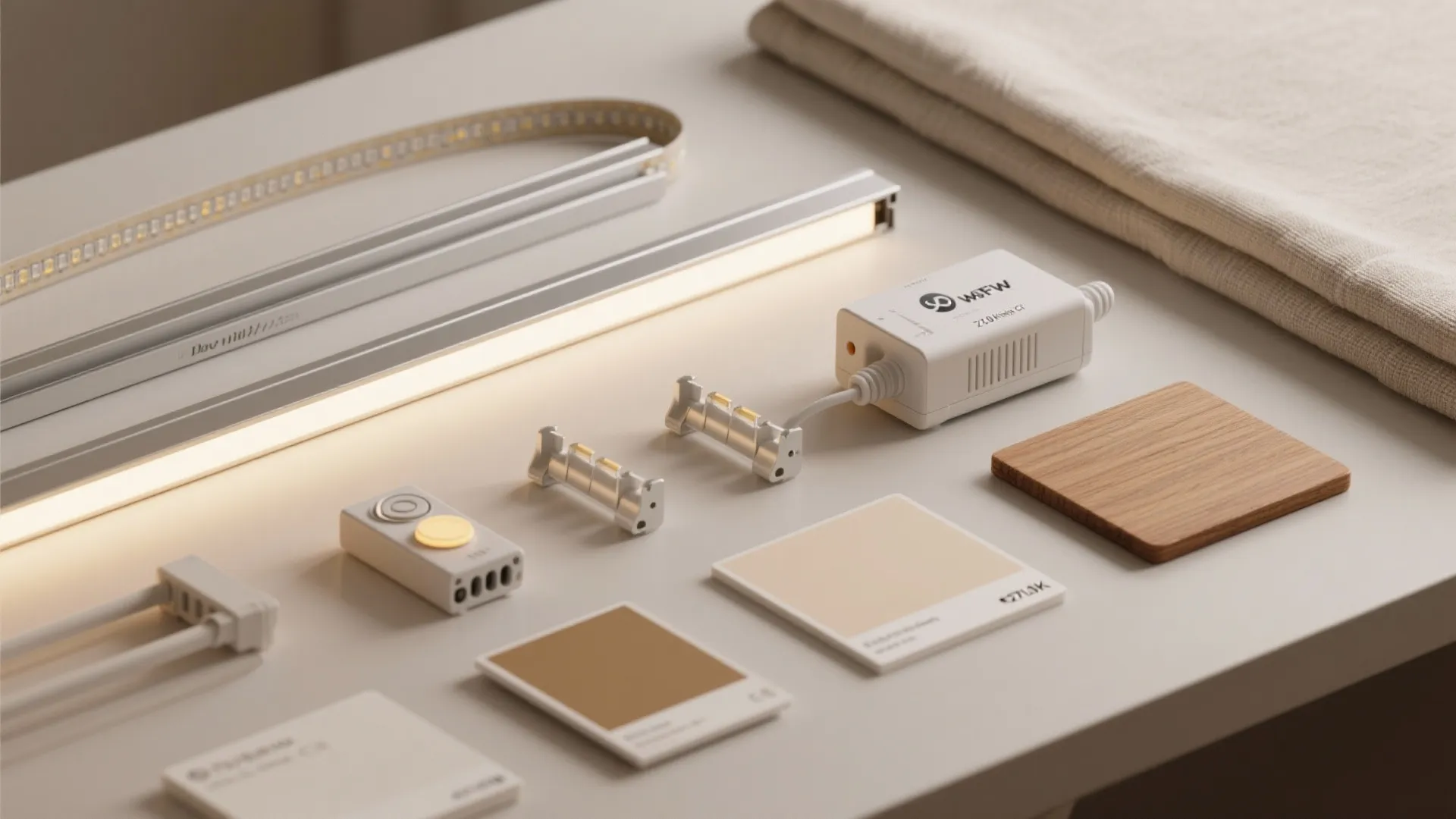 Warm Cove Lighting and Hidden LED Strips