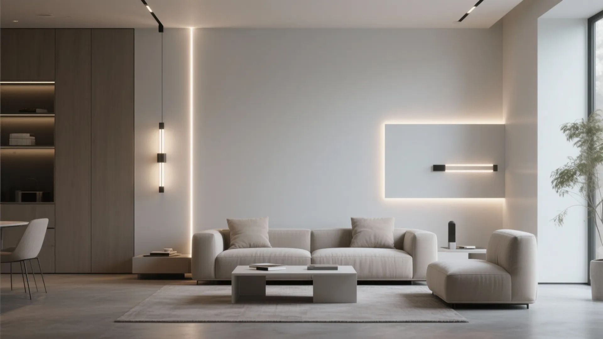 5. LED Strip-Integrated Sconces