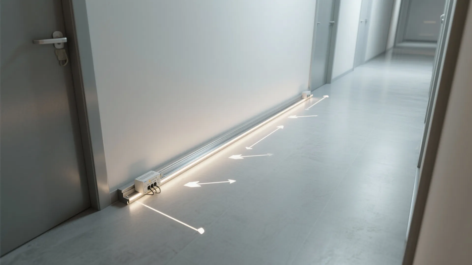 LED strip lighting for edges and guides