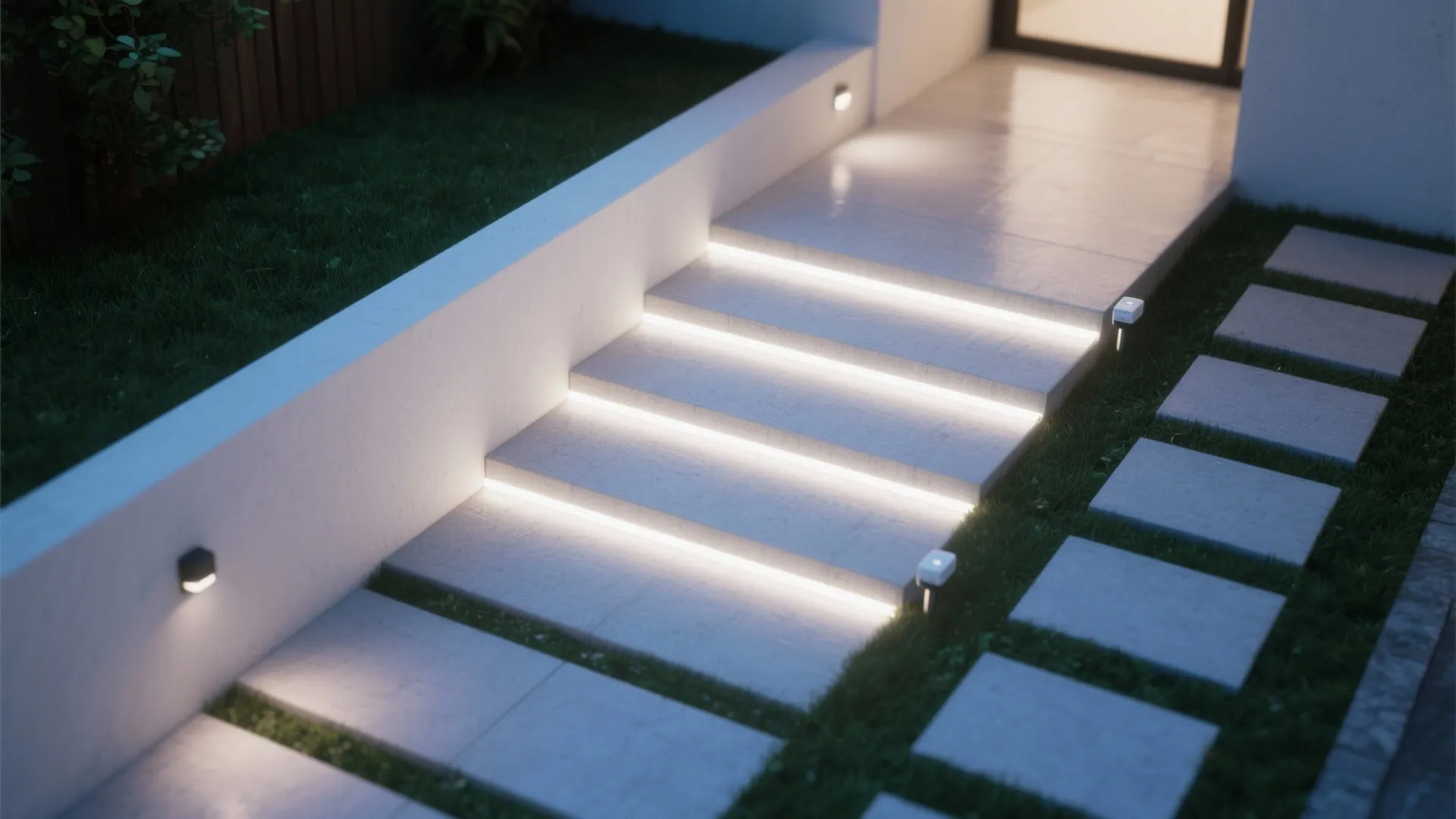 2: Motion-Activated LED Strips for Safety