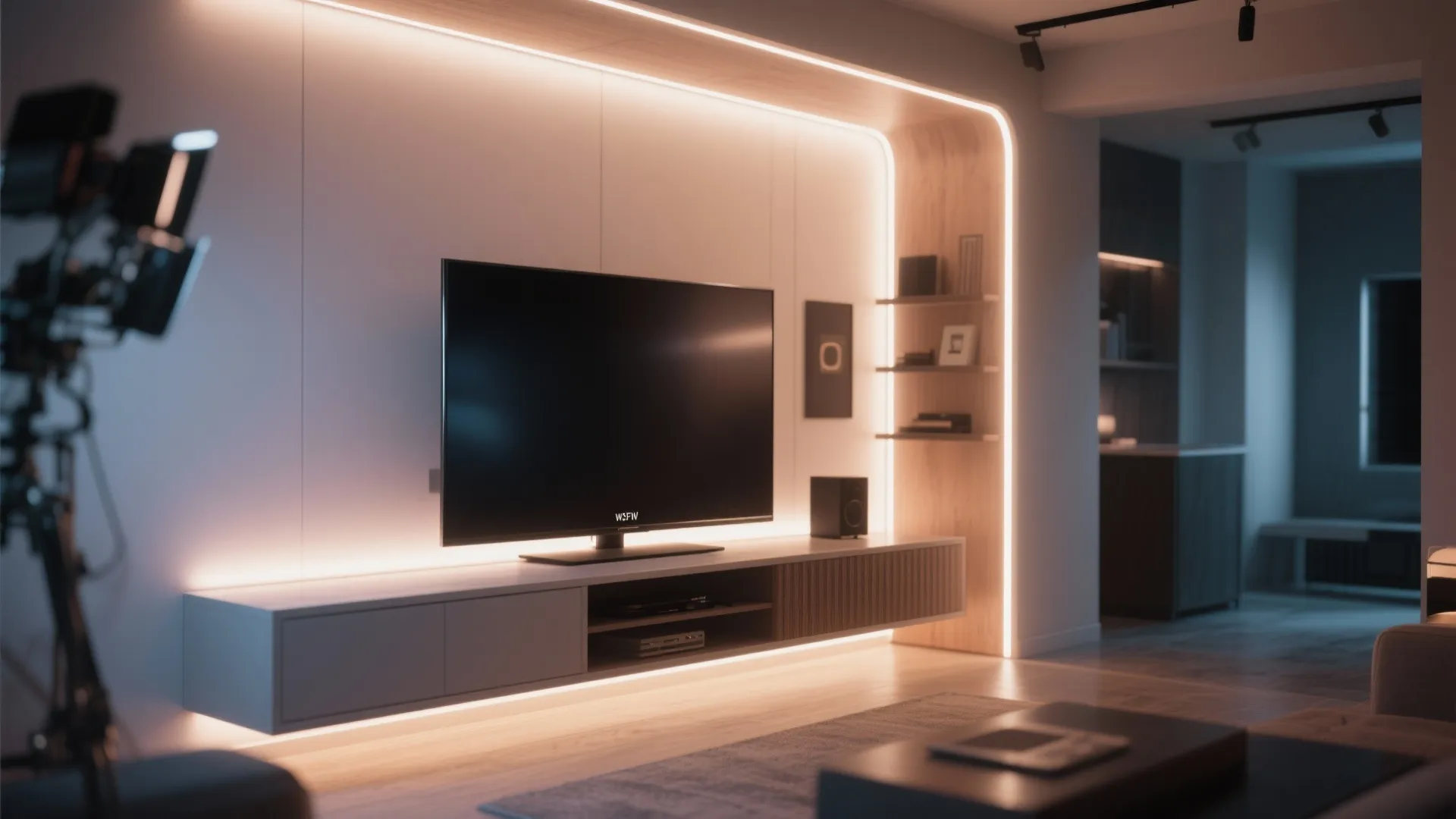 3. Use LED strip lights to define zones