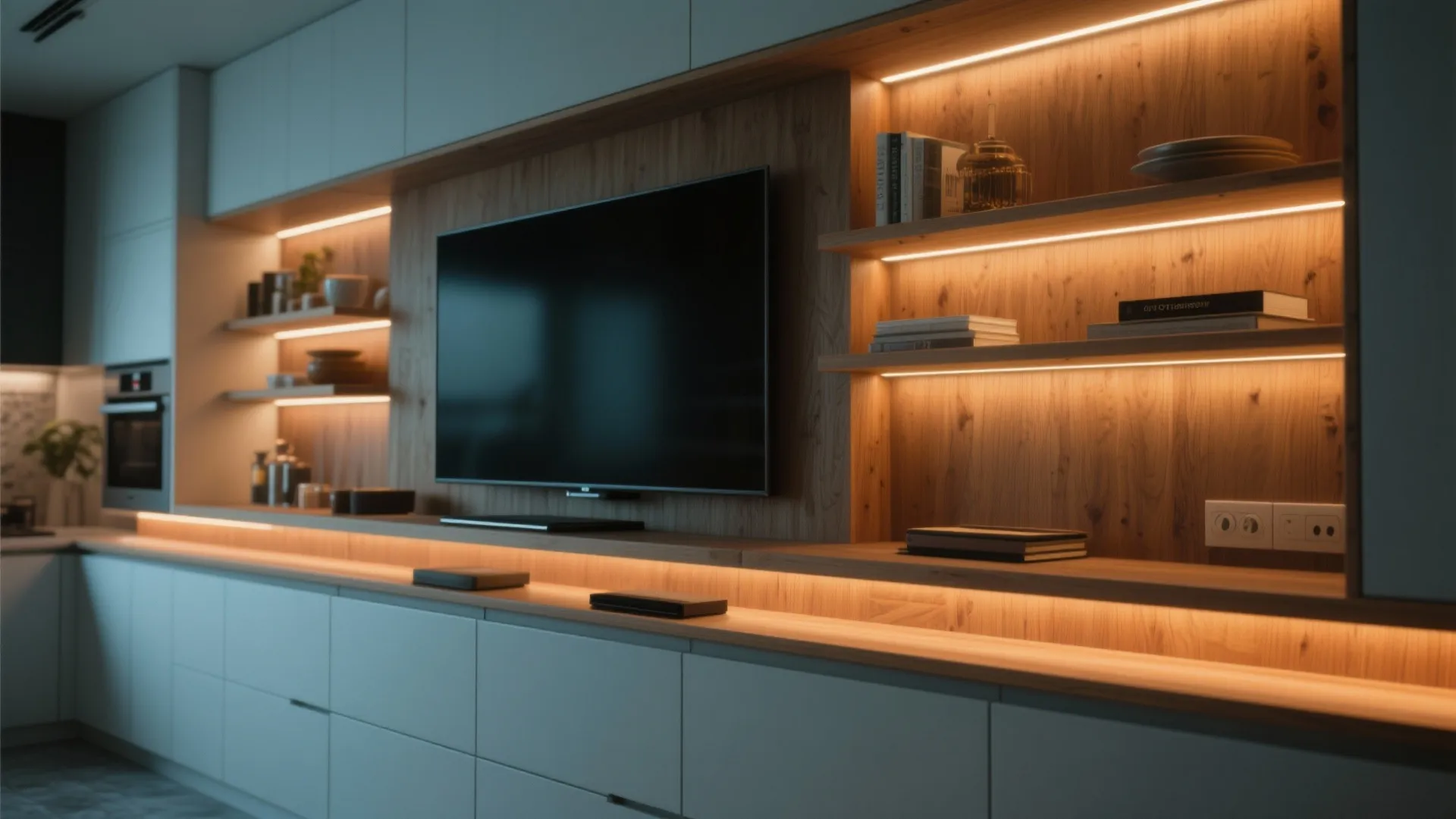 3. LED strips and accent lighting