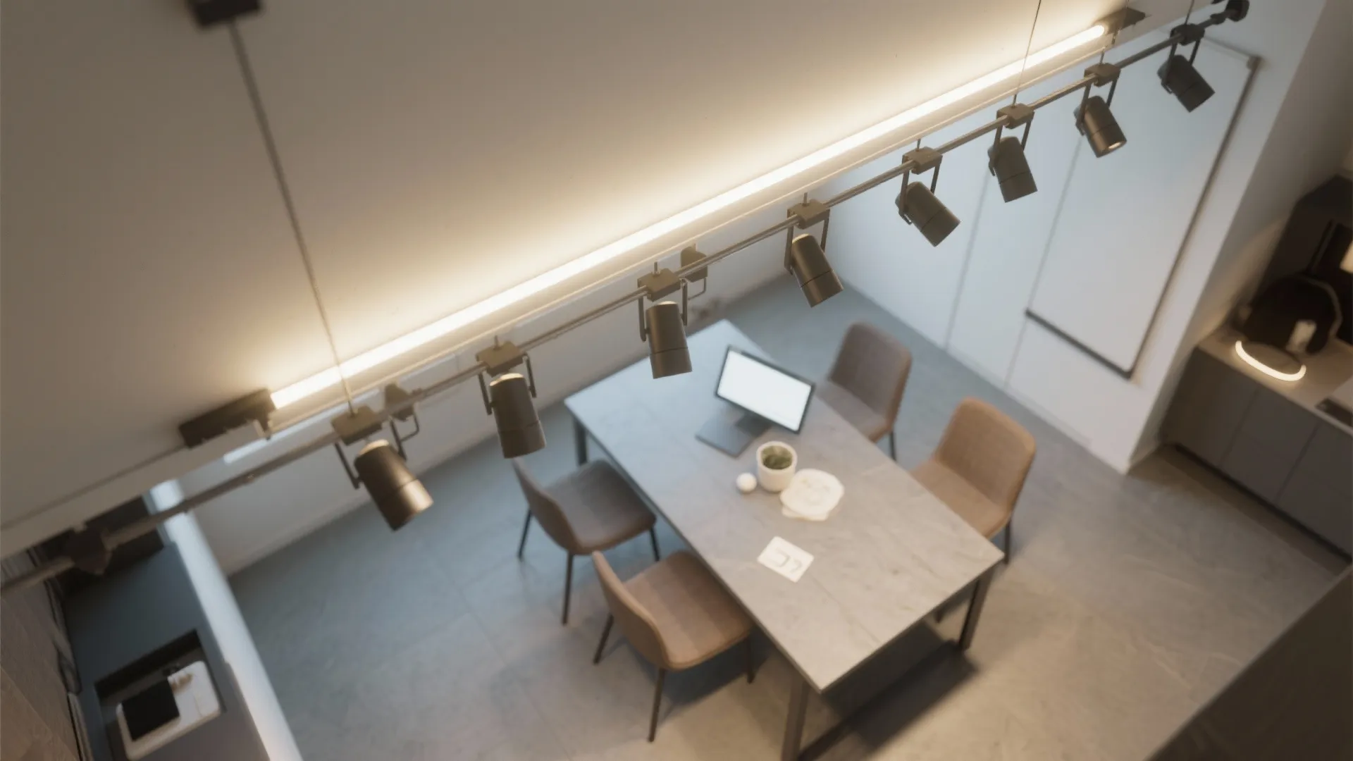 5. Integrated LED Track or Rail Lighting