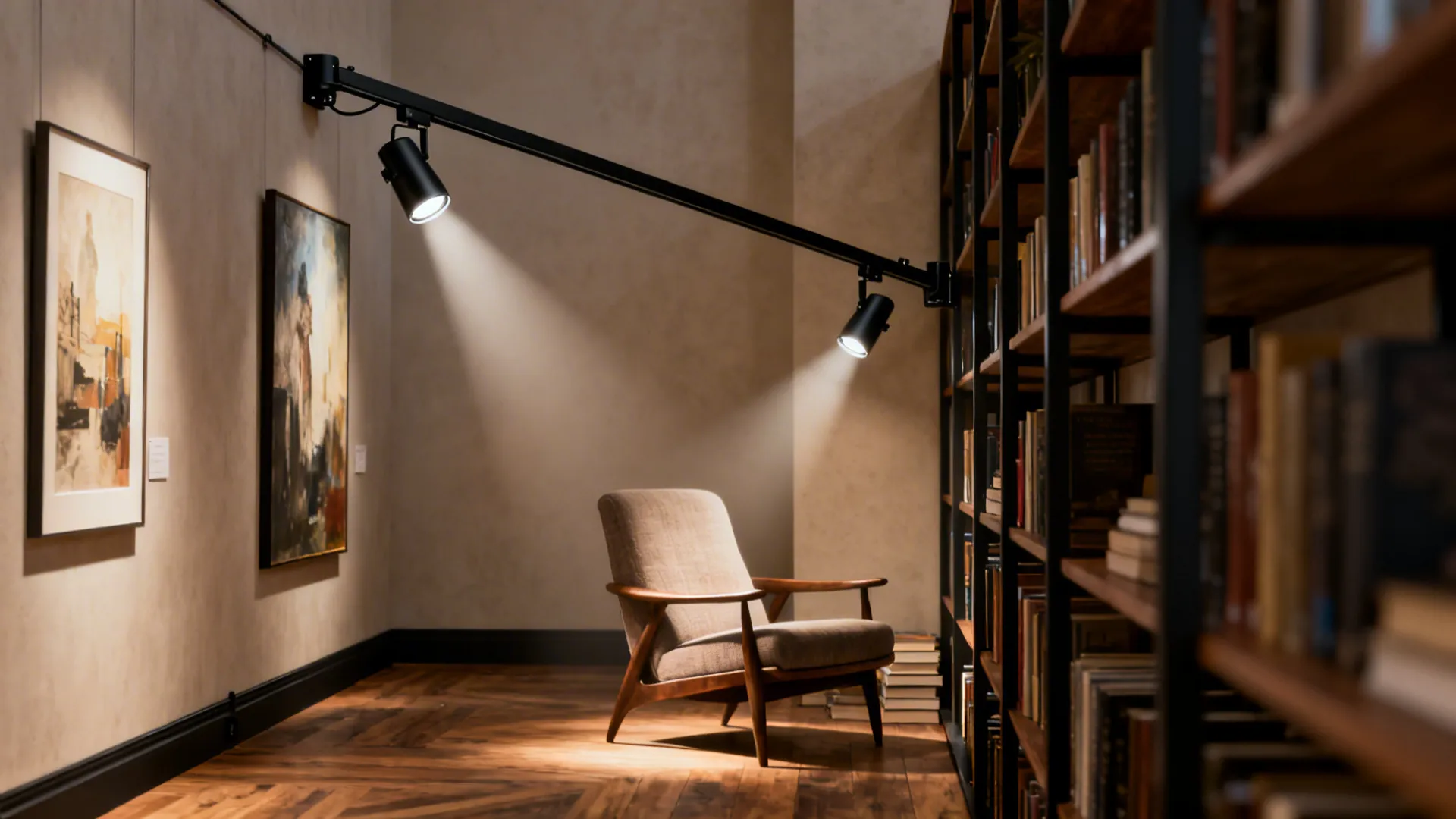 4. LED Track Lights for Flexibility