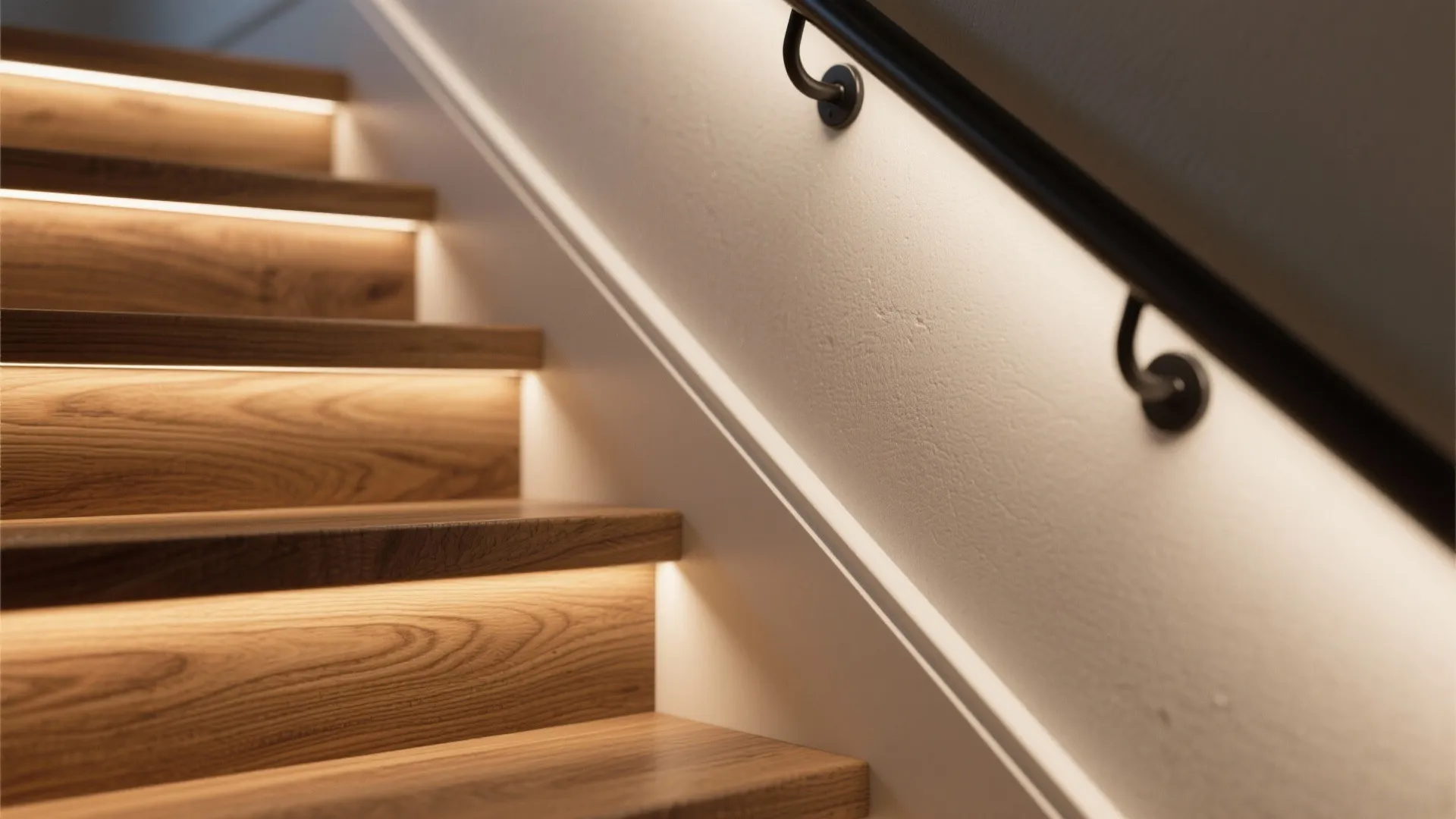 Light Layered Stair Hall