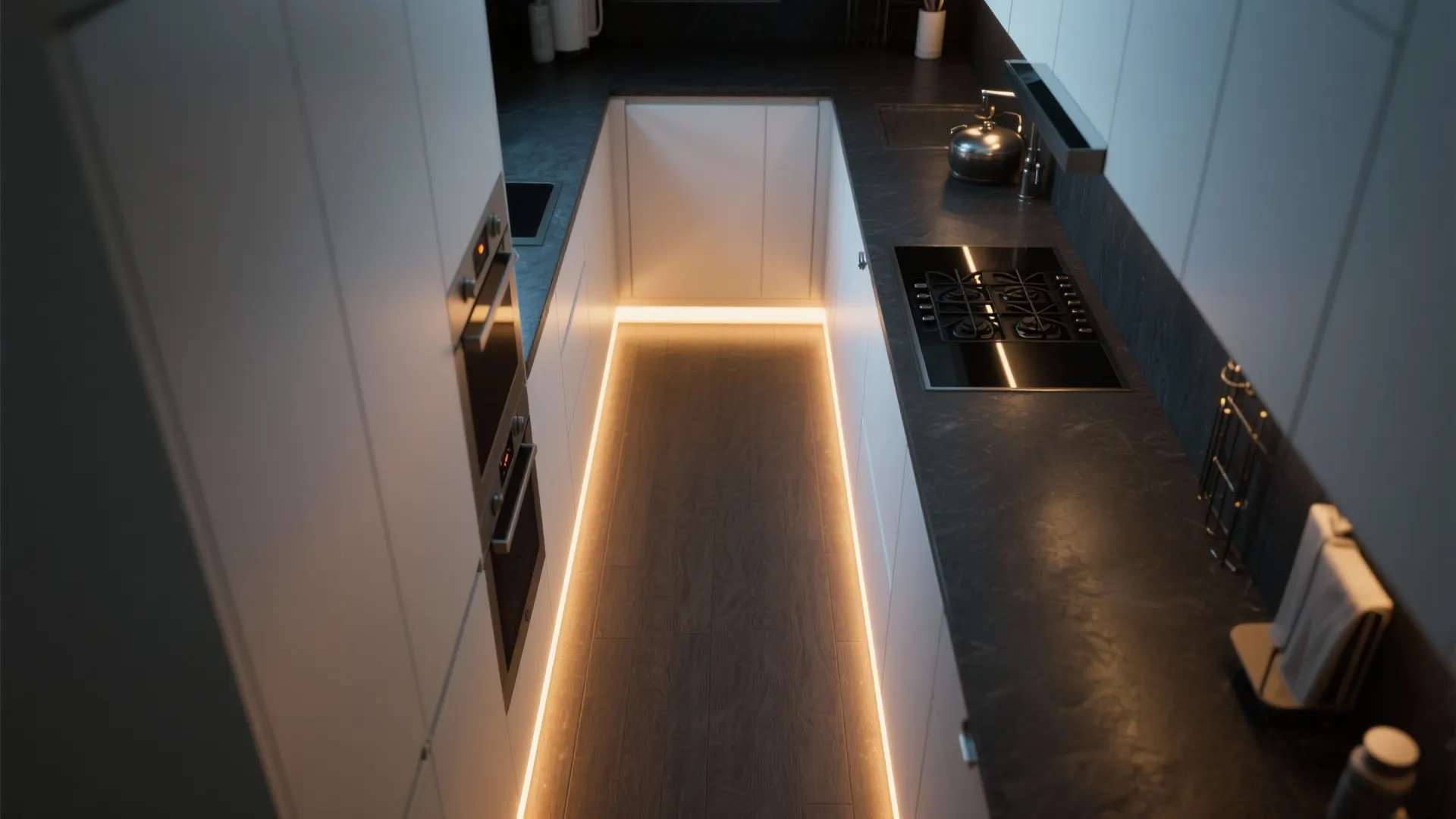 5. Integrate subtle lighting to balance contrast