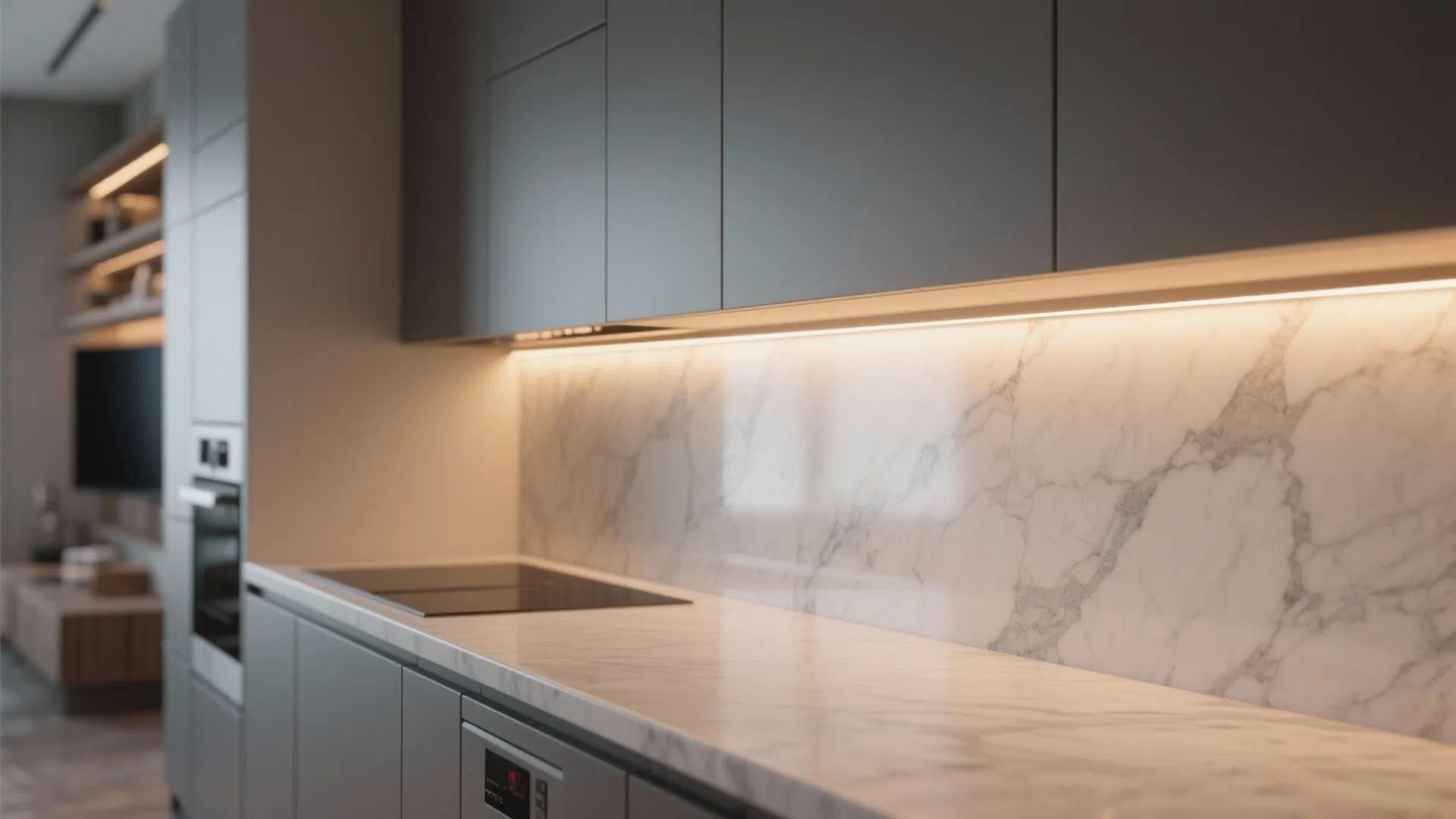 3. LED strips and under-cabinet lighting