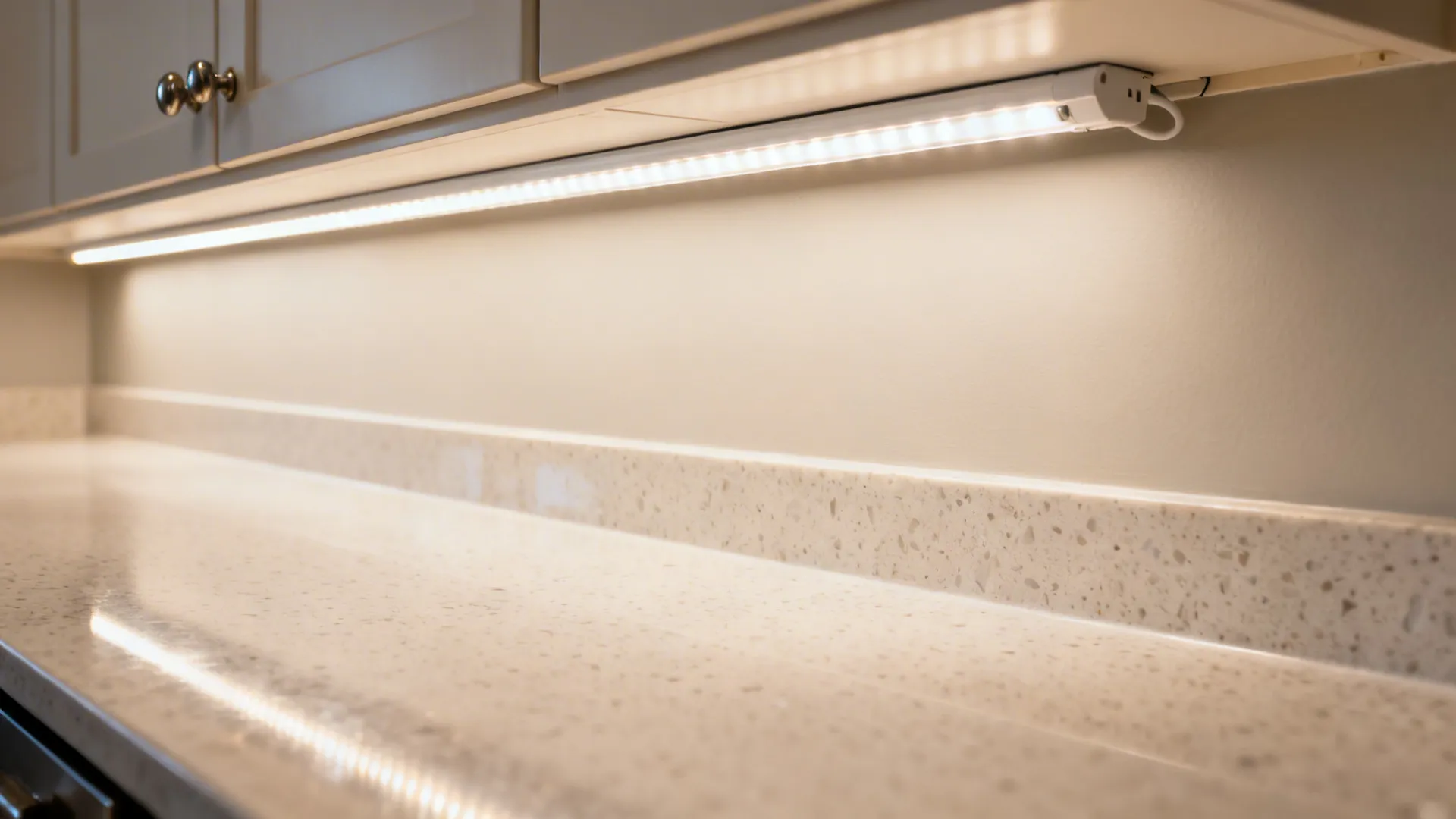 Layered lighting and pale, low-sheen finishes