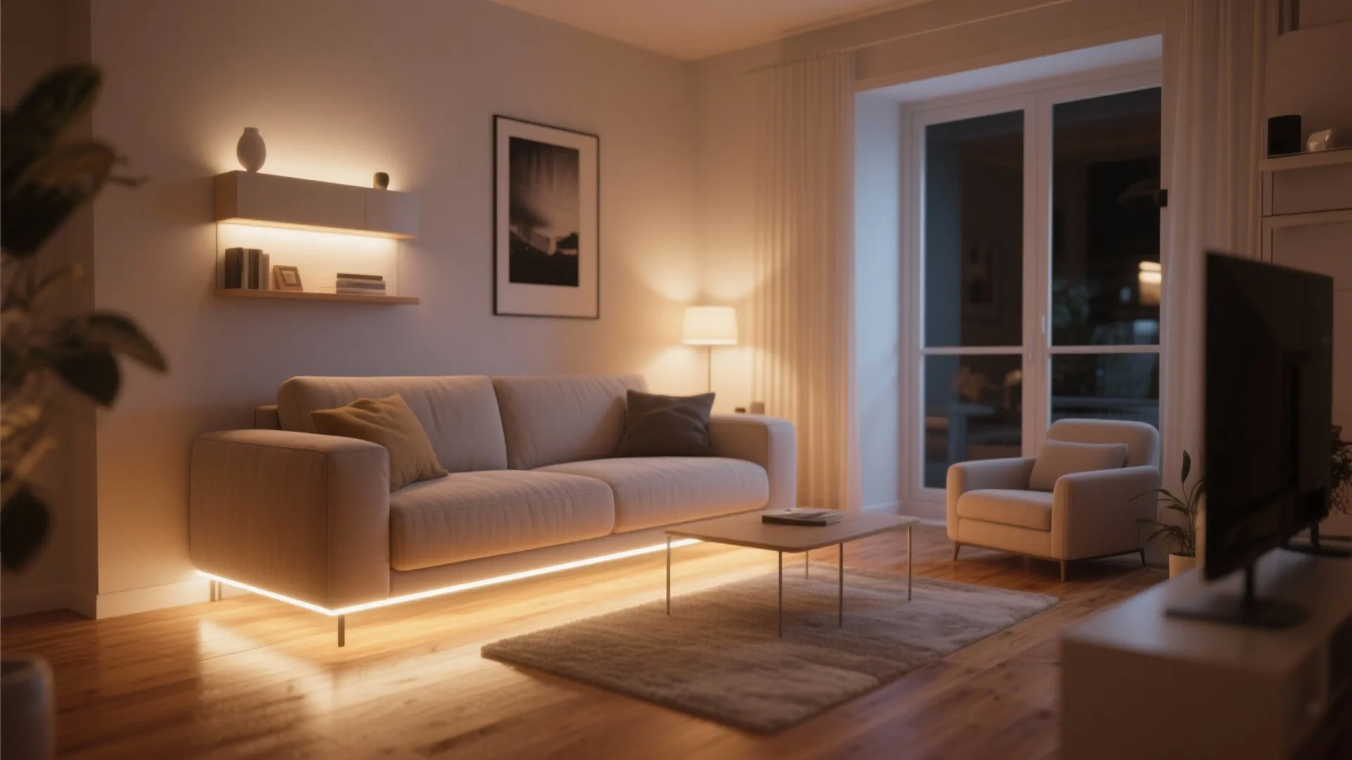 2. Under Sofa Illumination